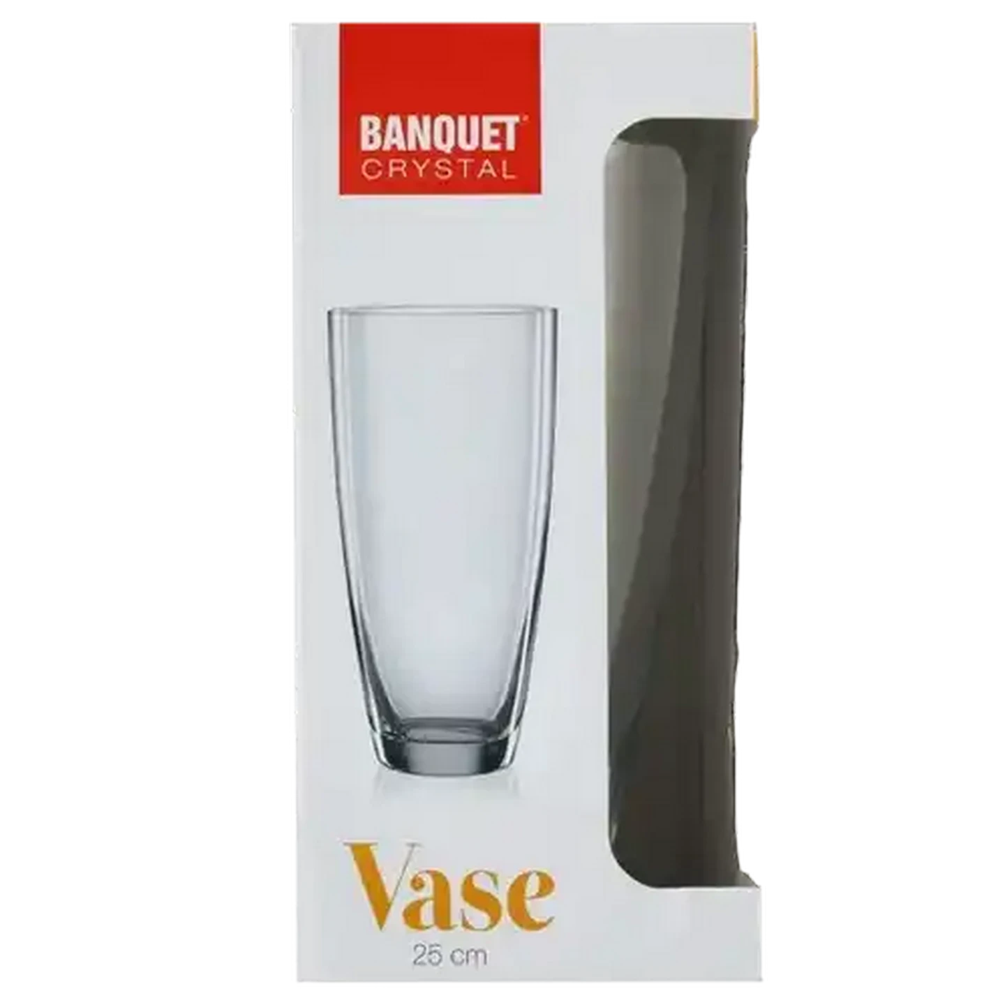 Image of Banquet Crystal Glass Vase 25cm