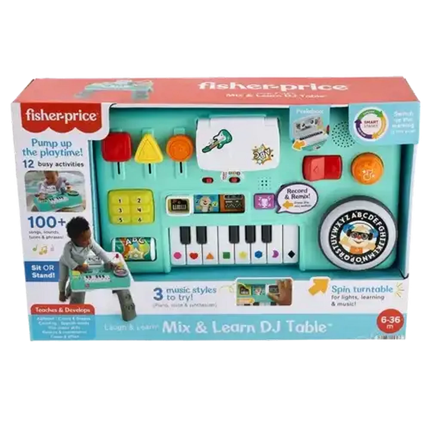 Image of Fisher-Price Mix & Learn DJ Table 6-36 Months