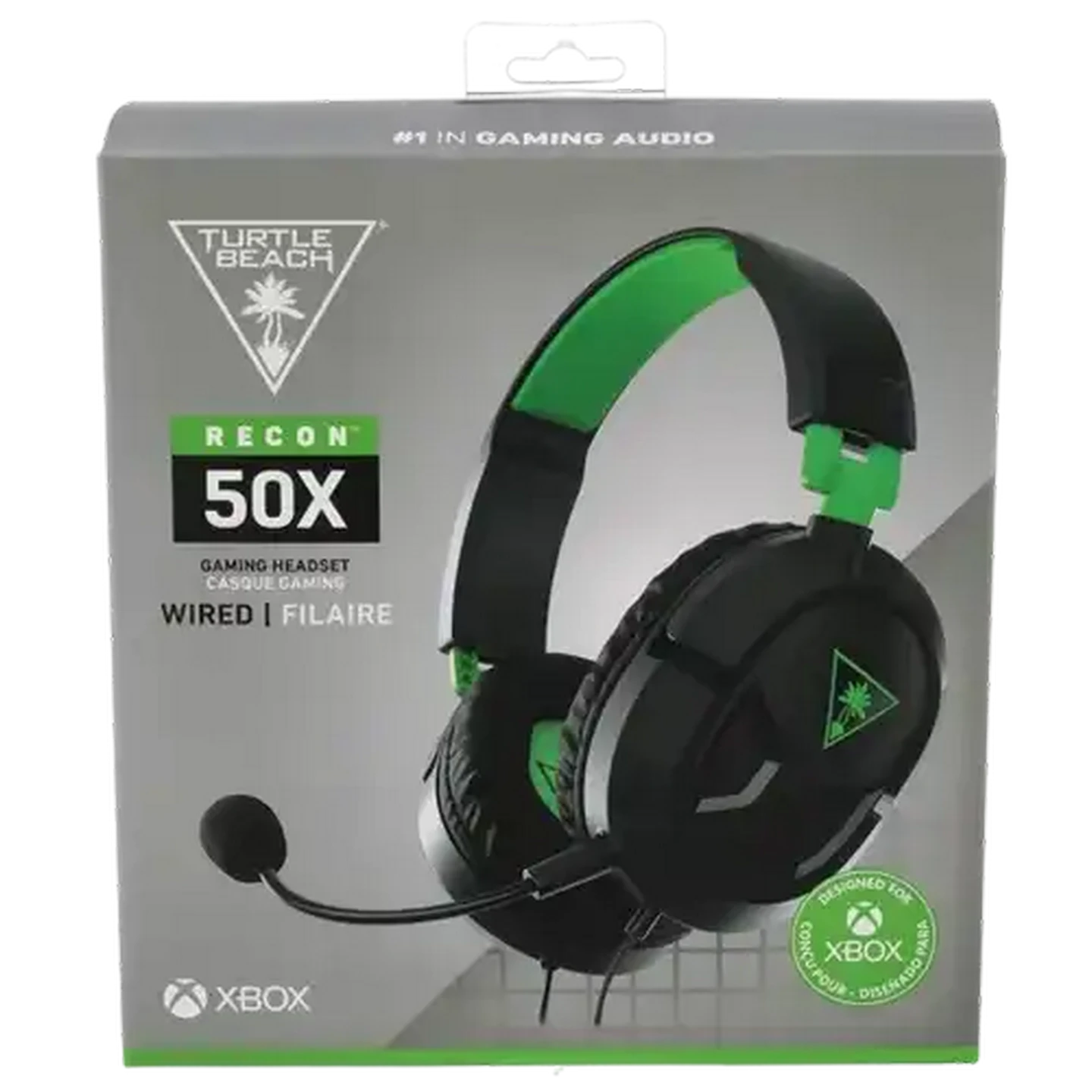 Image of Turtle Beach Black & Green Recon 50X Wired Gaming Headset
