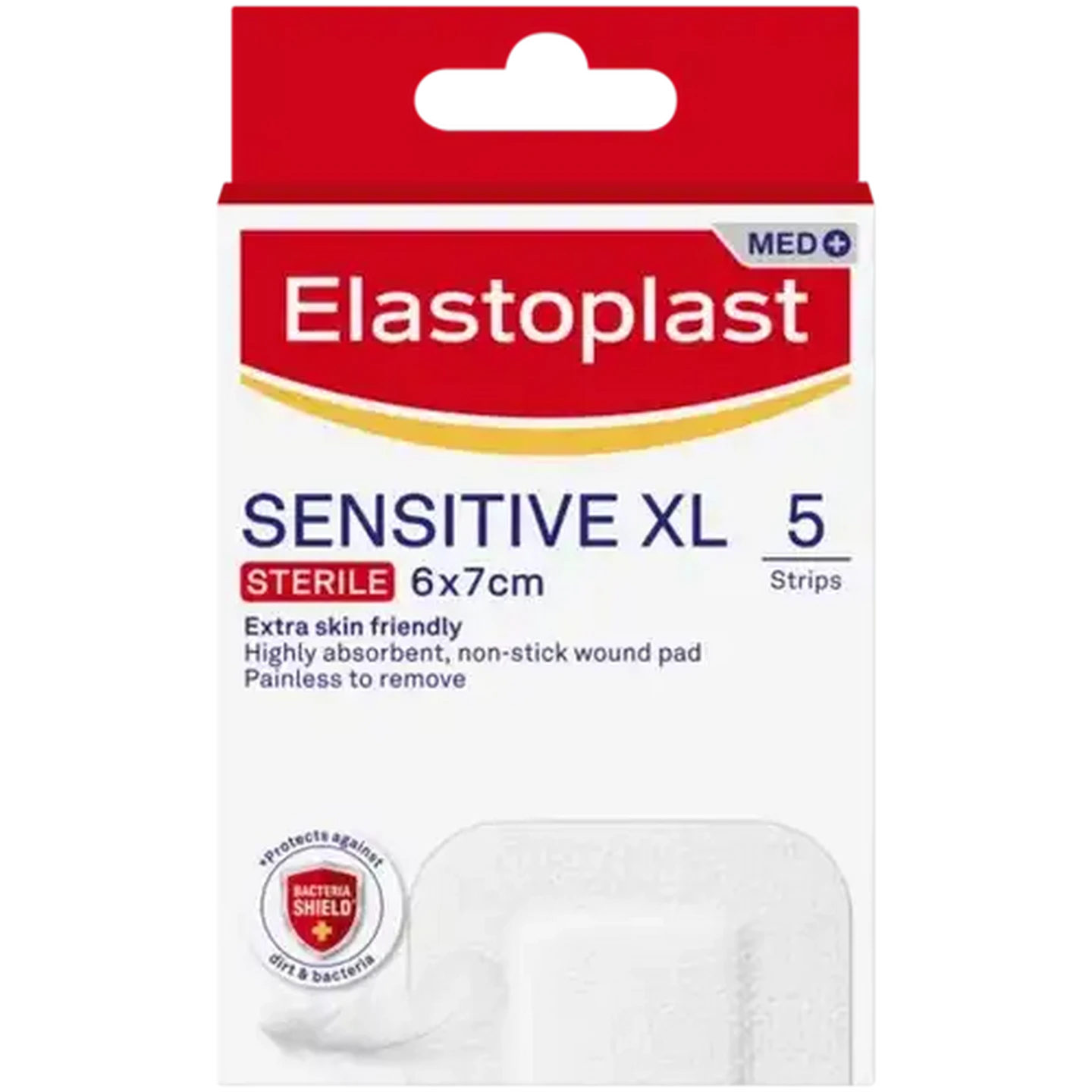 Image of Elastoplast XL Sensitive Strips 5 Pack