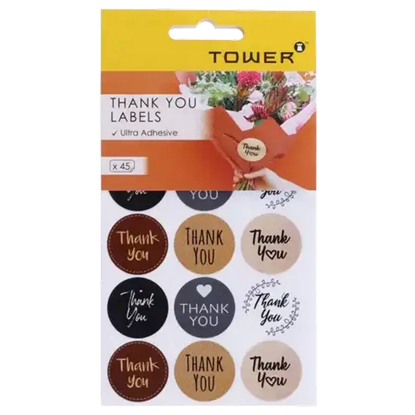 Checkers Sixty60 | TOWER Thank You Assorted Labels