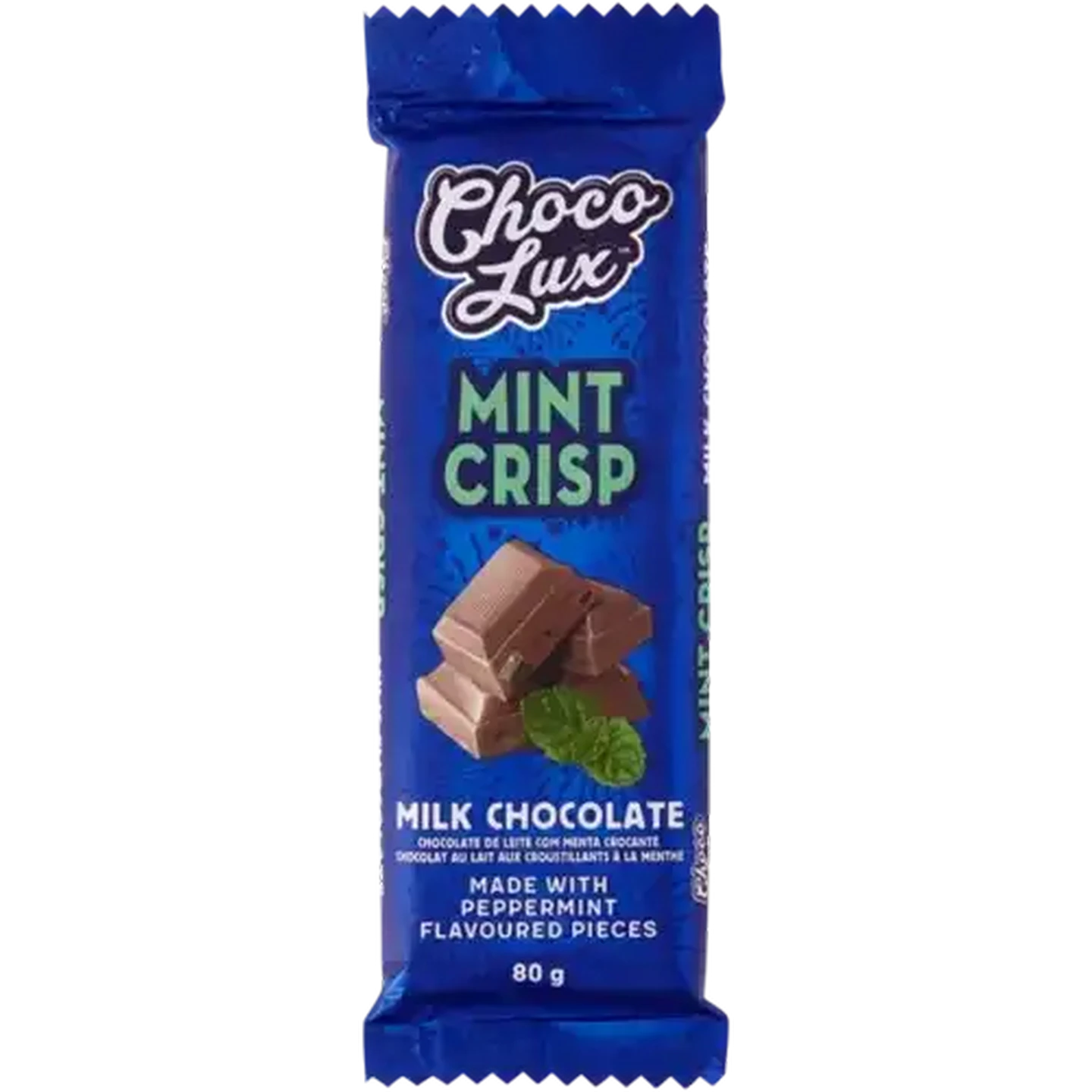 Checkers Sixty60 | Choco Lux Mint Crisp Milk Chocolate Slab 80g