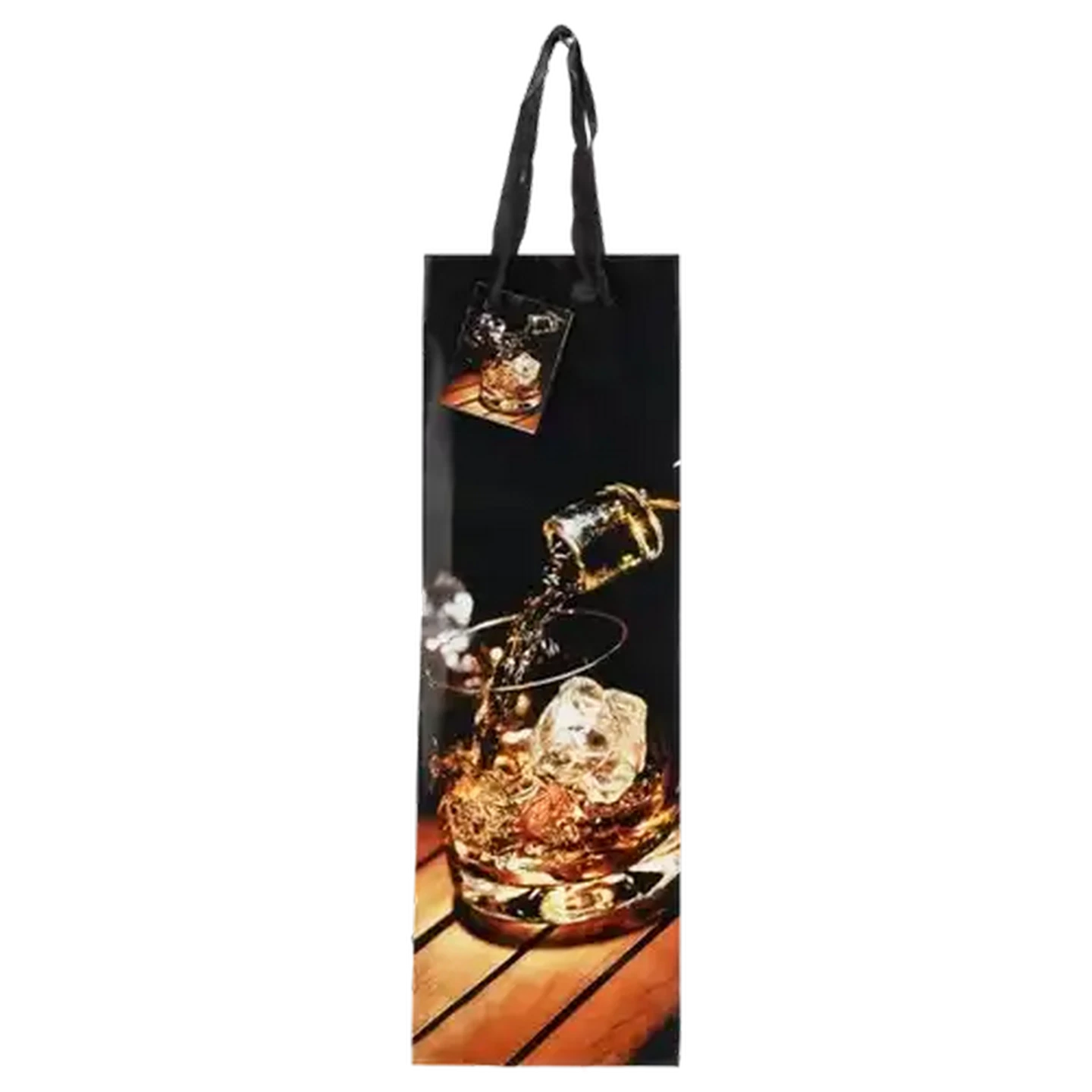 Image of Pouring Bottle Whisky Gift Bag