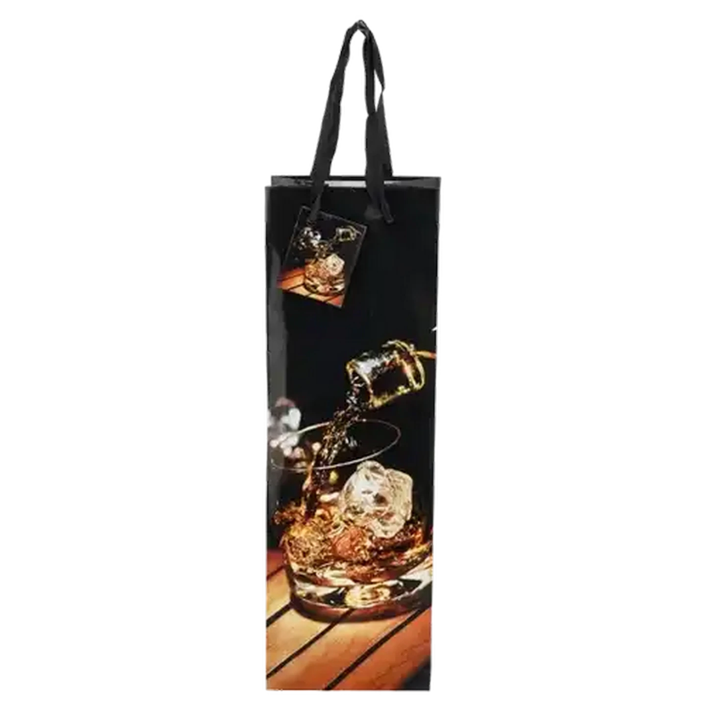 Image of Pouring Bottle Whisky Gift Bag