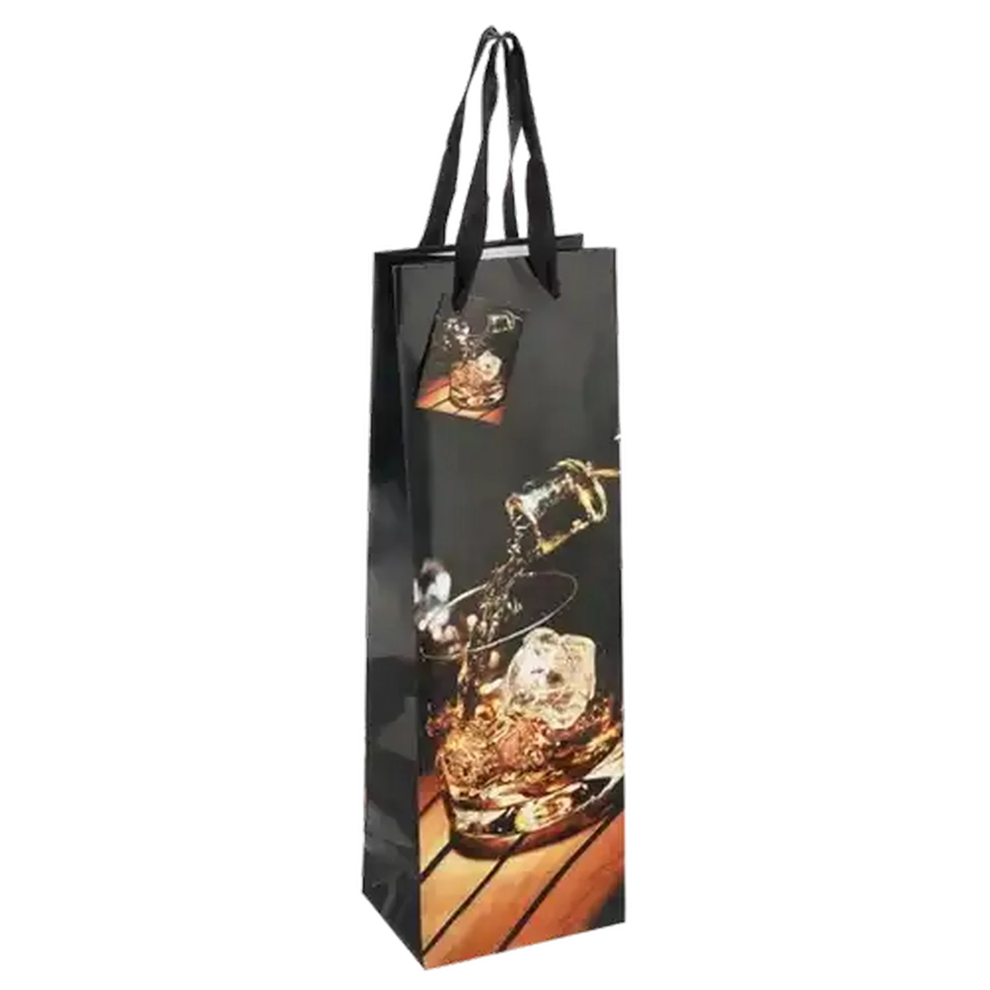 Image of Pouring Bottle Whisky Gift Bag