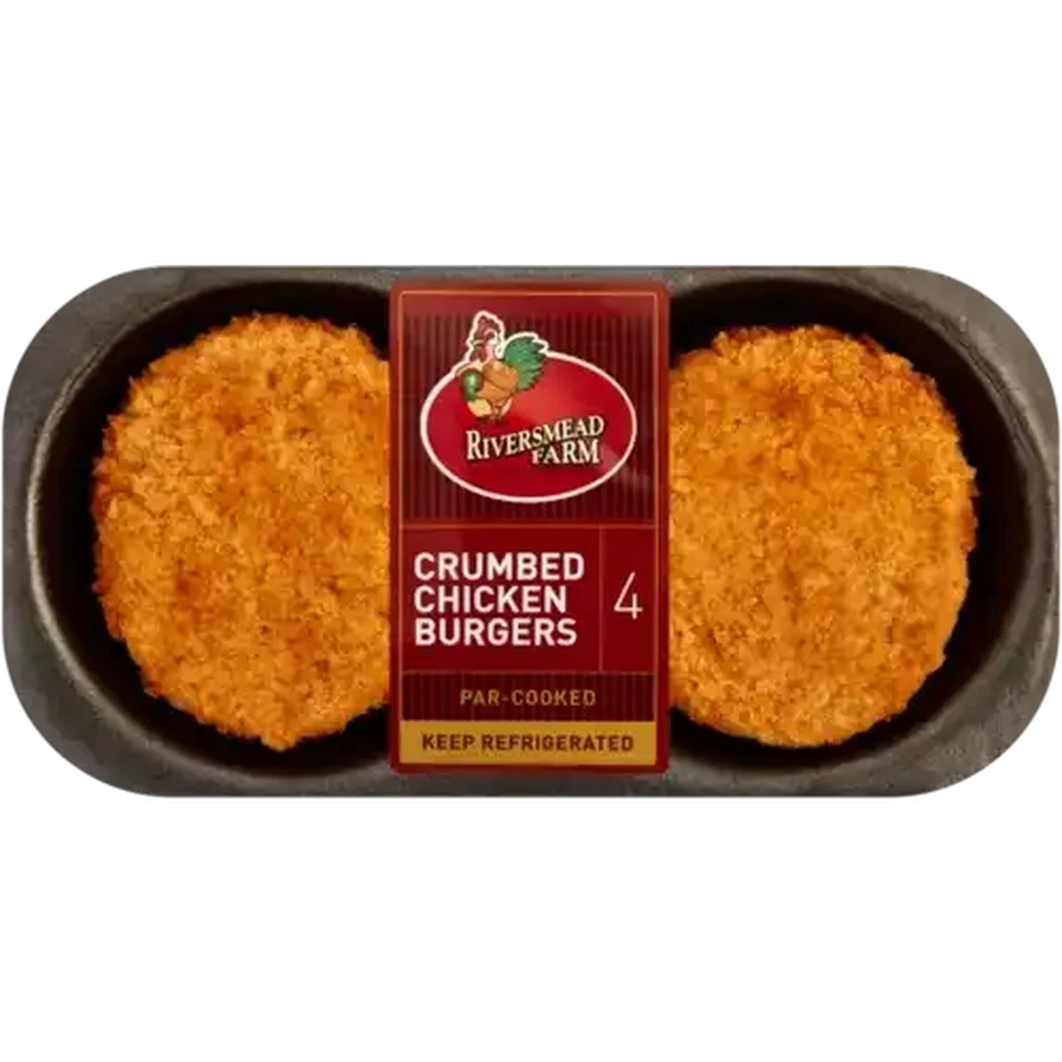 Checkers Sixty60 | Riversmead Farm Crumbed Chicken Burgers 4 Pack