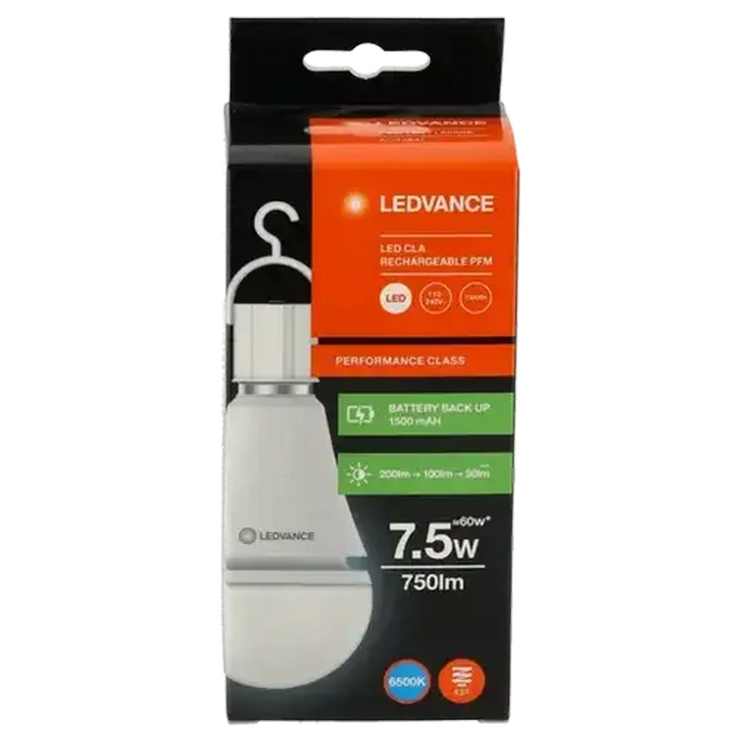 Image of Ledvance Recharge Screw-in Globe LED 7.5W