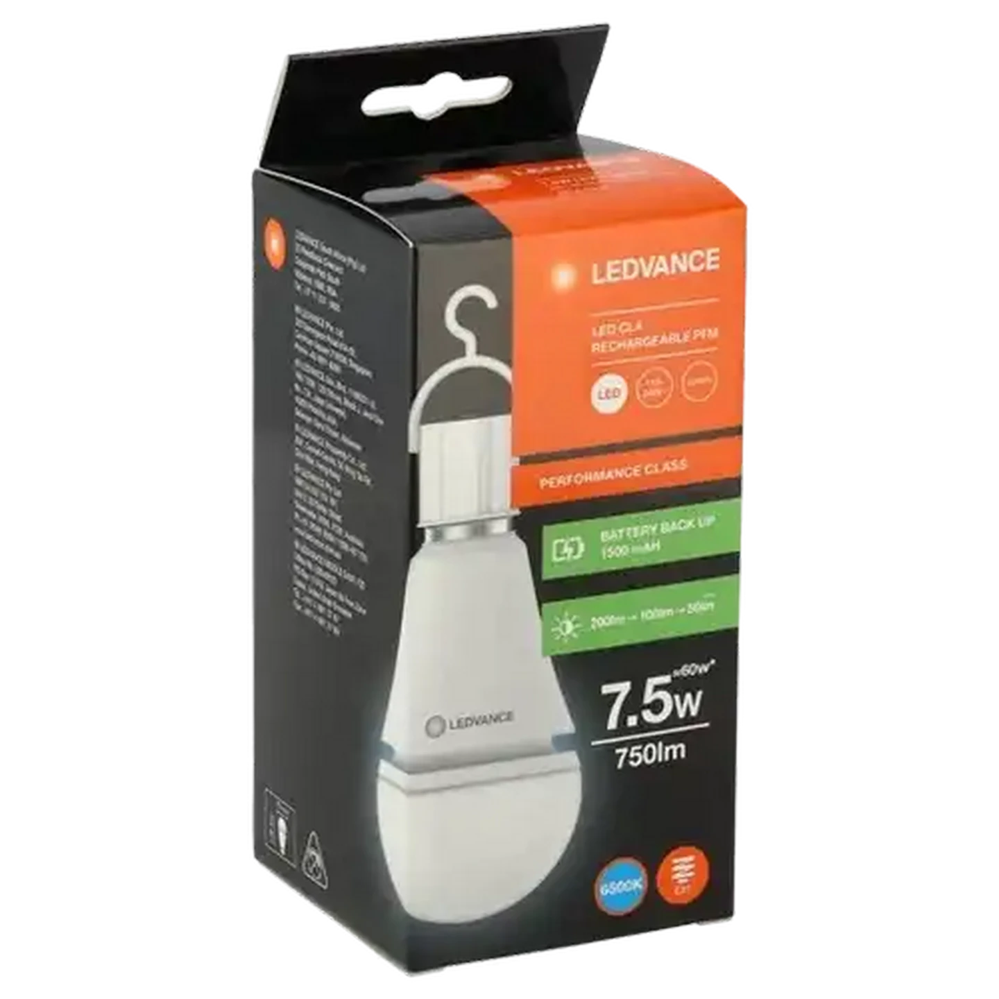 Image of Ledvance Recharge Screw-in Globe LED 7.5W