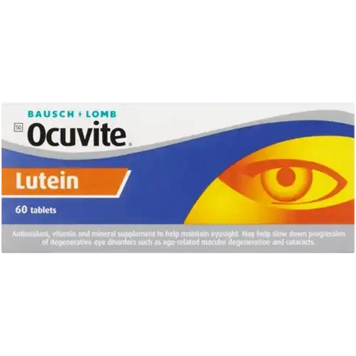 Image of Bausch & Lomb Ocuvite Lutein Tablets 60 Pack