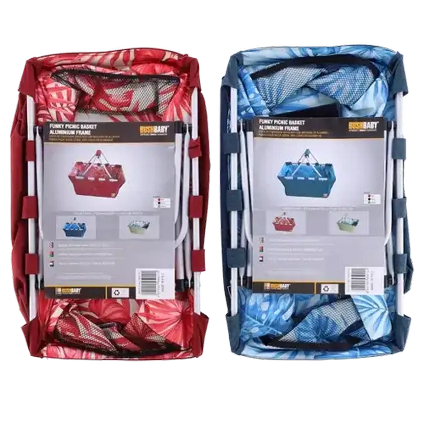 Image of Bush Baby Funky Picnic Basket (Colour May Vary)