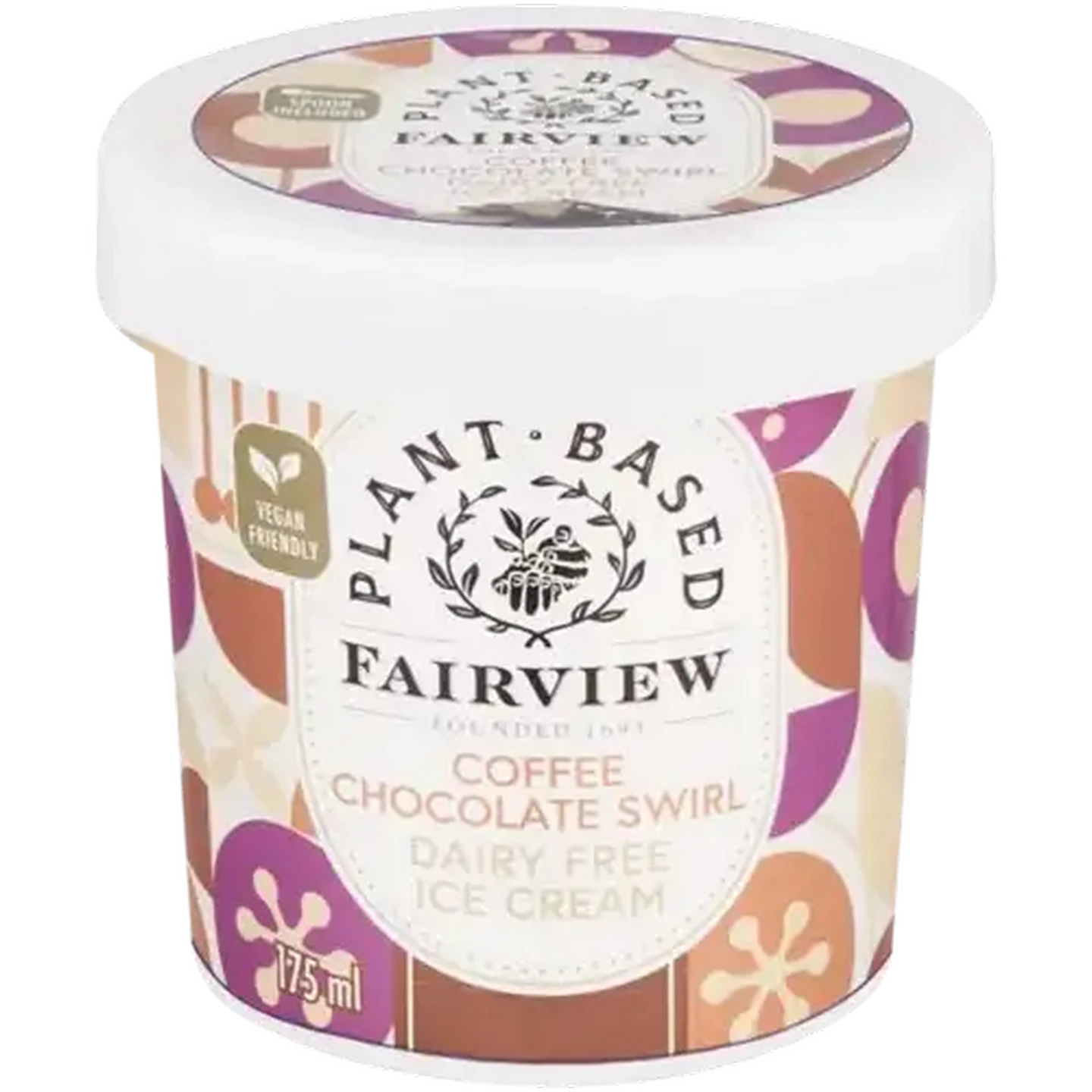Image of Fairview Plant-Based Coffee Chocolate Swirl Dairy Free Ice Cream 175ml