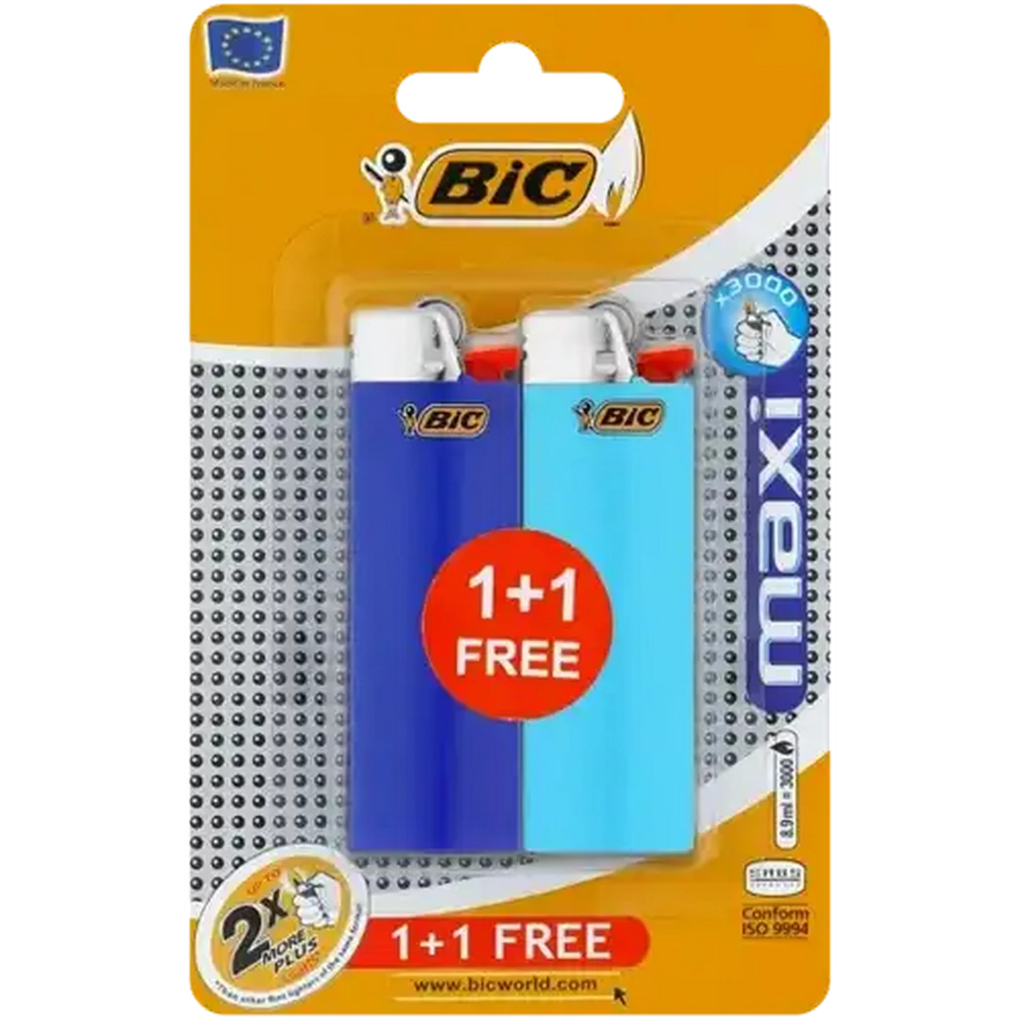 Checkers Sixty60 | BIC J6 Maxi Pocket Lighter 2-Pack (Colour May Vary)