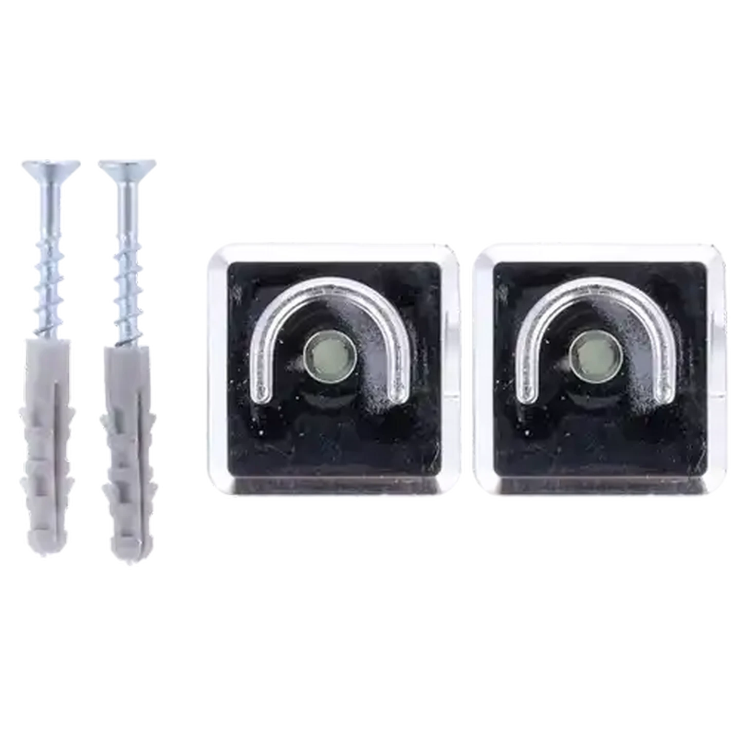 Image of Rufflette Plastic Chrome Bracket 16mm