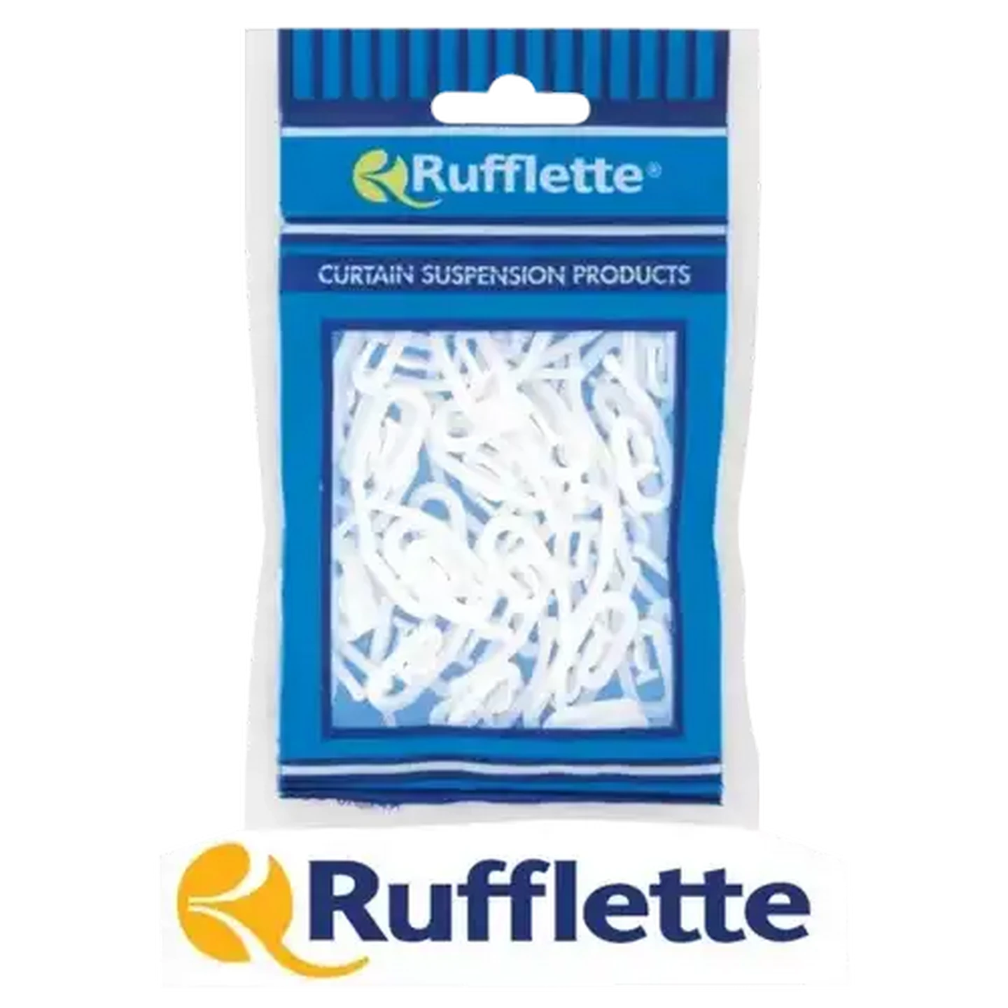 Image of Rufflette White Acetyl Hooks