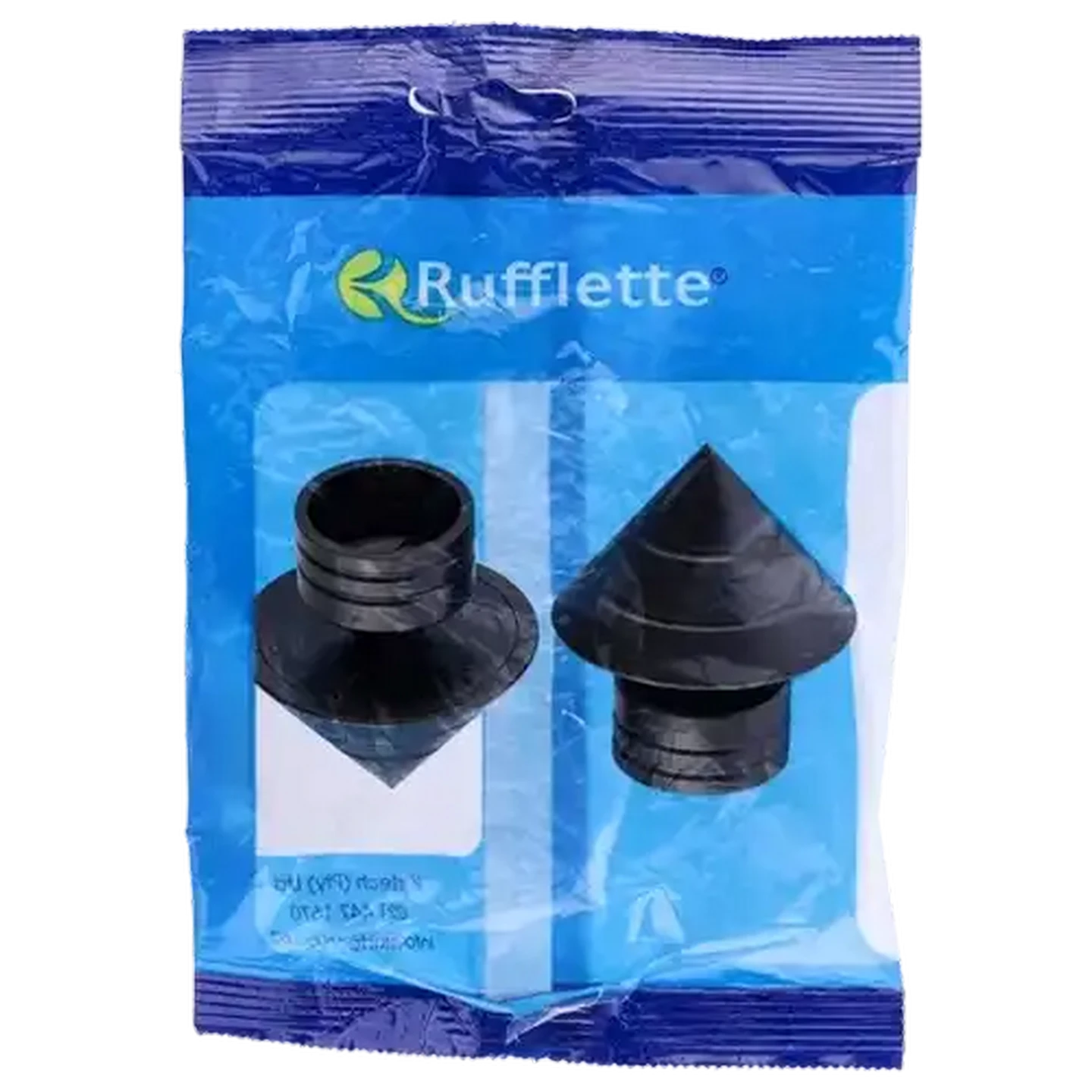 Image of Rufflette Black Plastic Finial Adrea 25mm