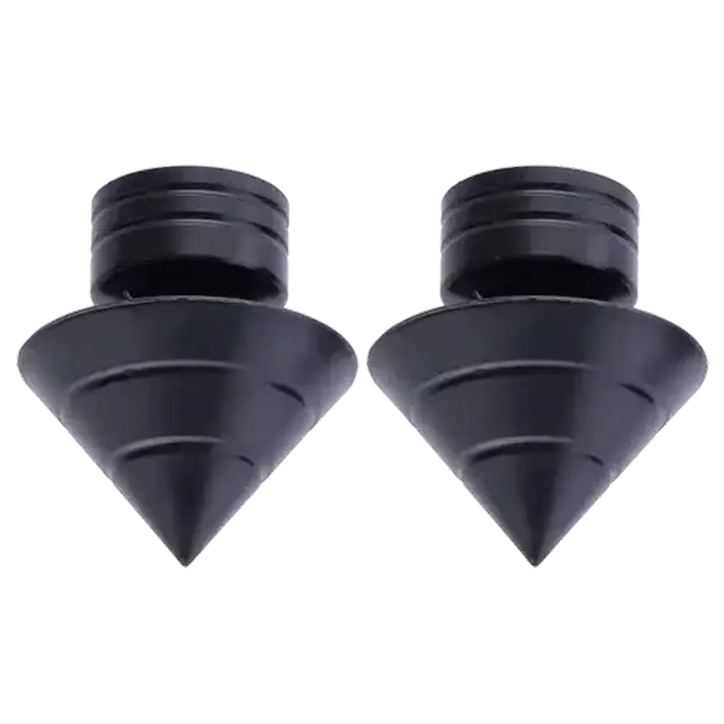 Image of Rufflette Black Plastic Finial Adrea 25mm