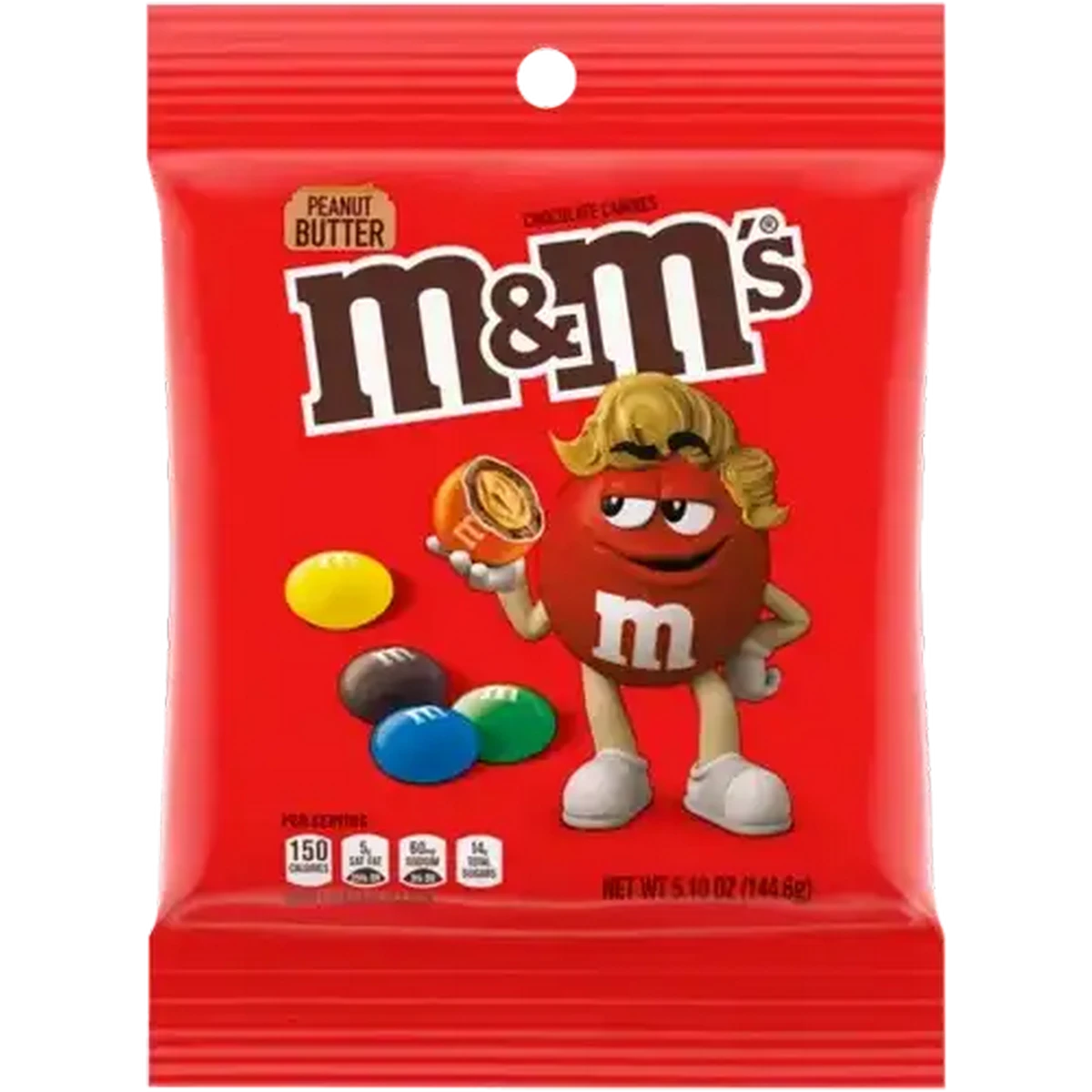 M&M’s Checkers Sixty60 | M&M's Peanut Butter Chocolate Candies 144.6g