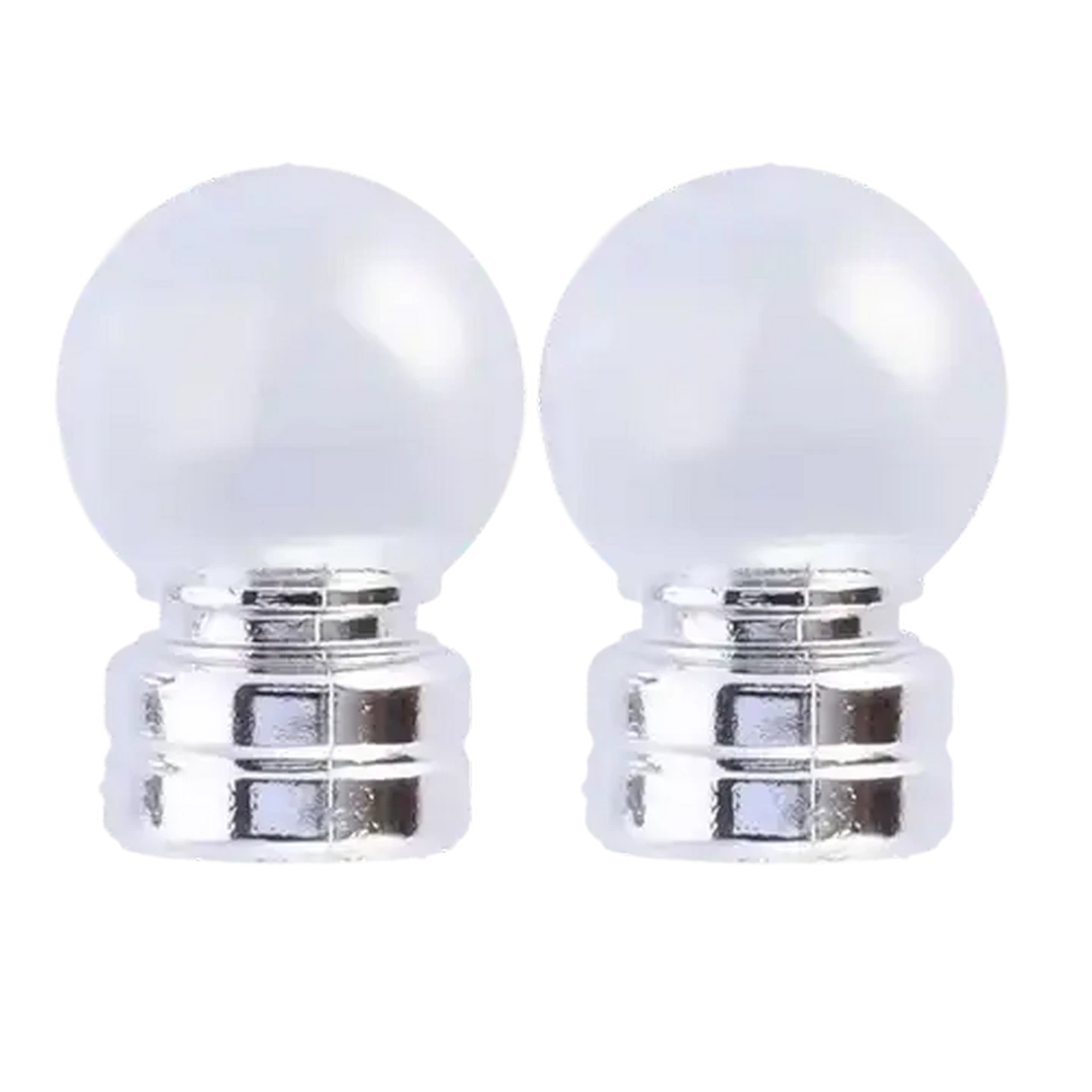 Image of Rufflette Plastic Chrome Finial Ball 16mm