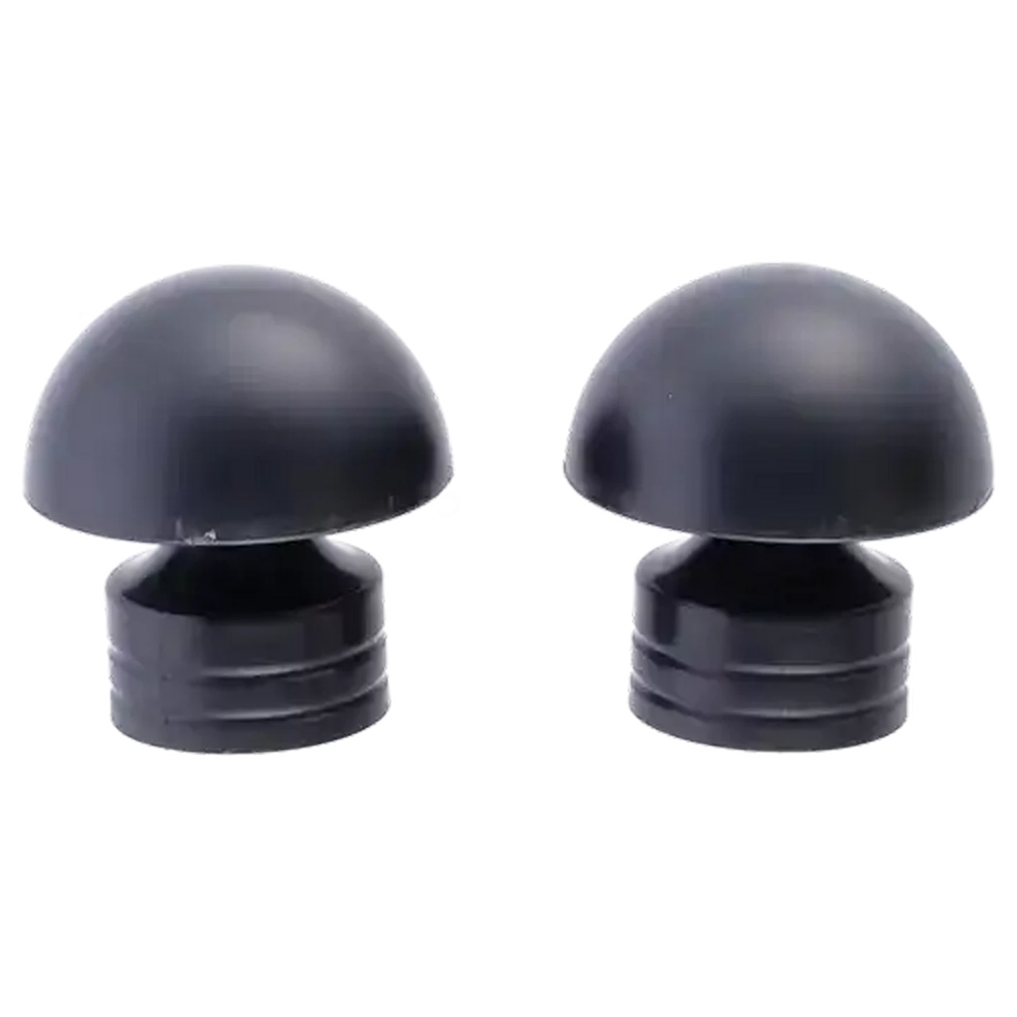 Image of Rufflette Black Plastic Finial Annene 25mm