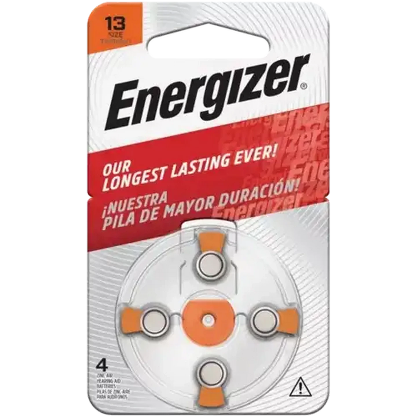 Image of Energizer Zinc-Air Size 13 Hearing Aid Batteries 4-Pack