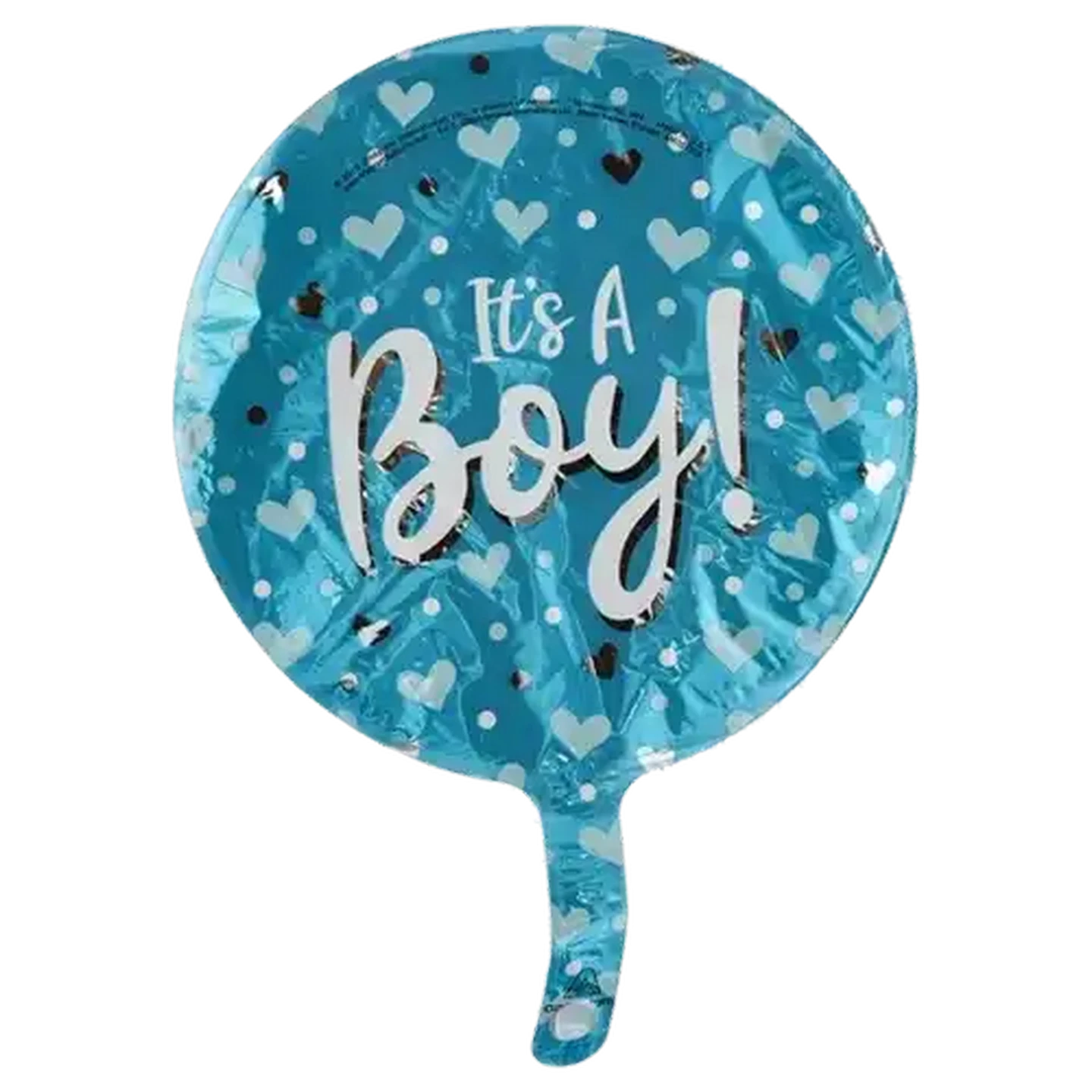 Checkers Sixty60 | Round Hearts & Dots It's A Boy! Balloon 22cm