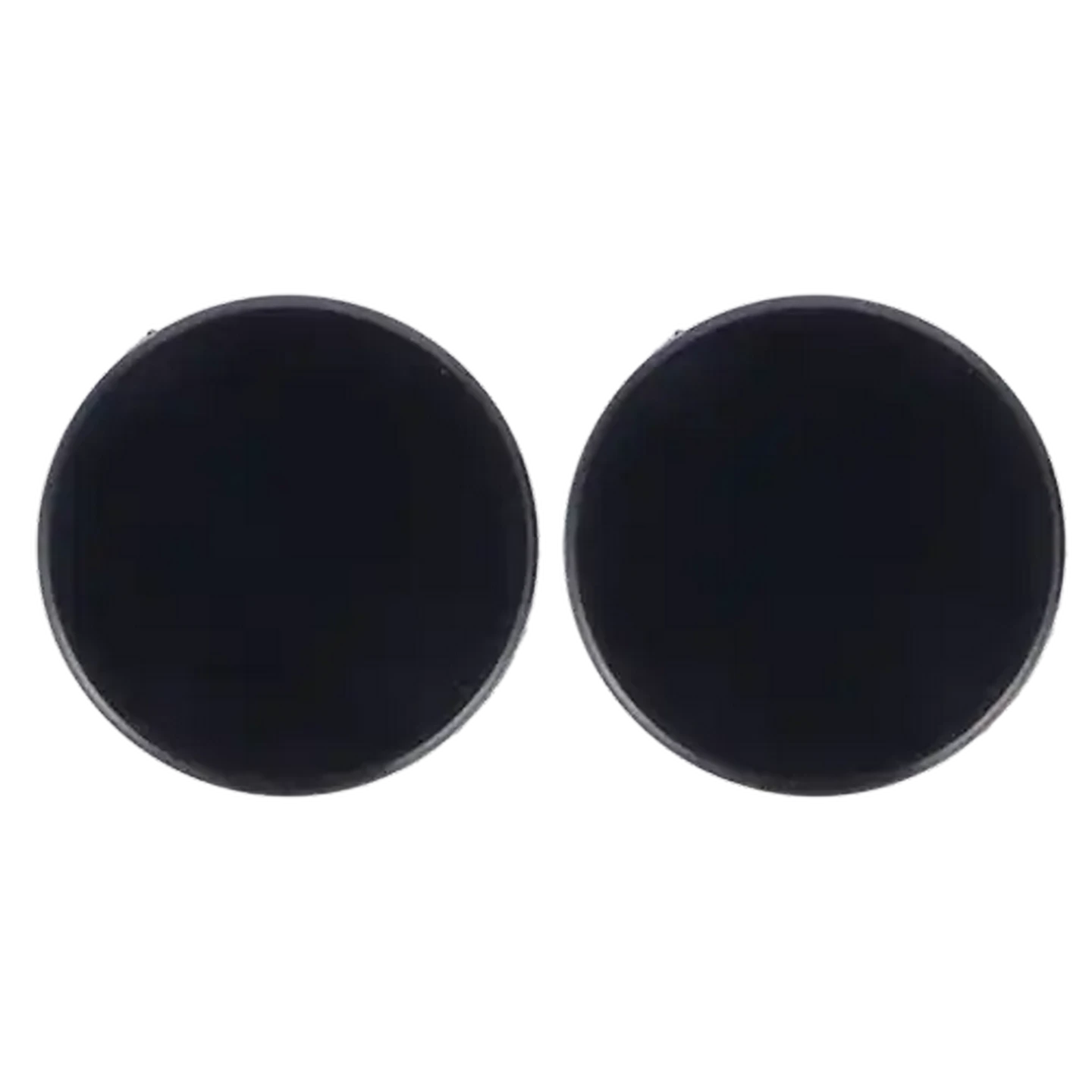 Image of Rufflette Black Plastic Discs Finial 25mm