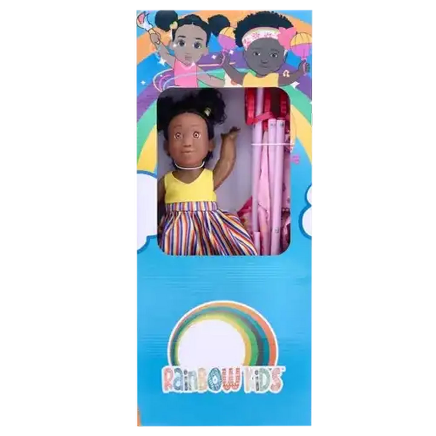 Checkers Sixty60 | Rainbow Kids Doll With Stroller Box 30cm
