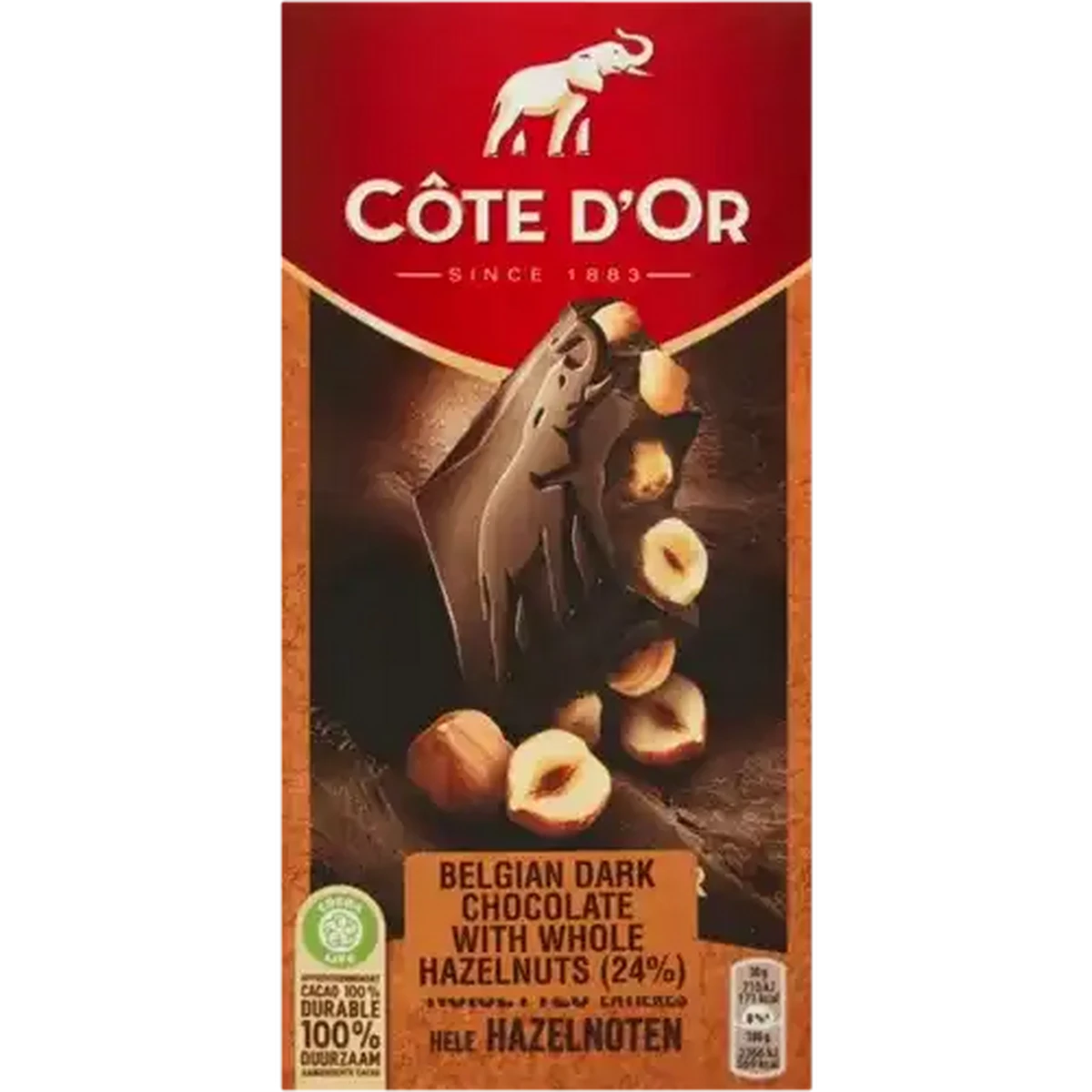 Checkers Sixty60 | Côte d'Or Hazelnuts Belgian Dark Chocolate 180g