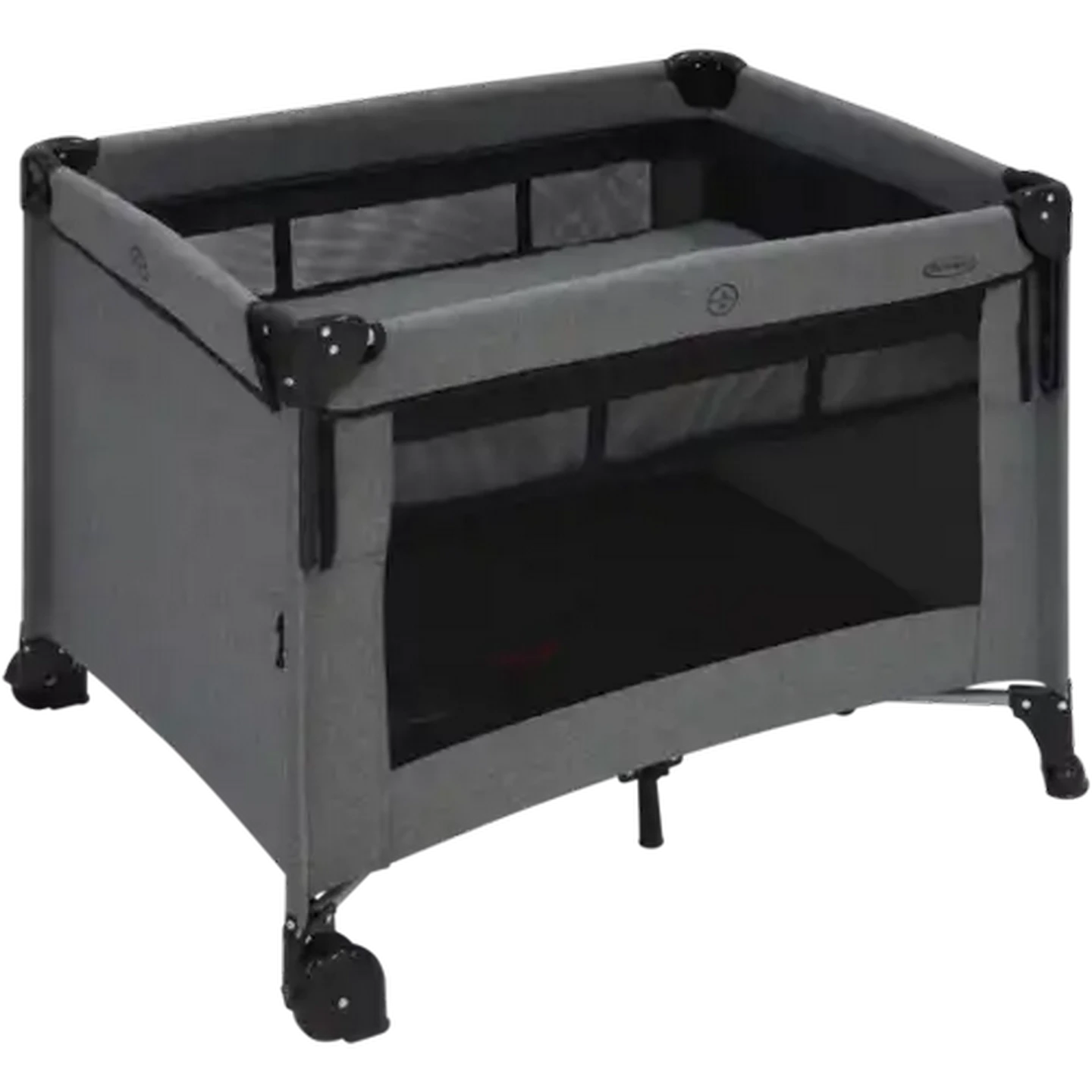 Checkers Sixty60 | Bambino Grey Melange Side By Side Travel Cot