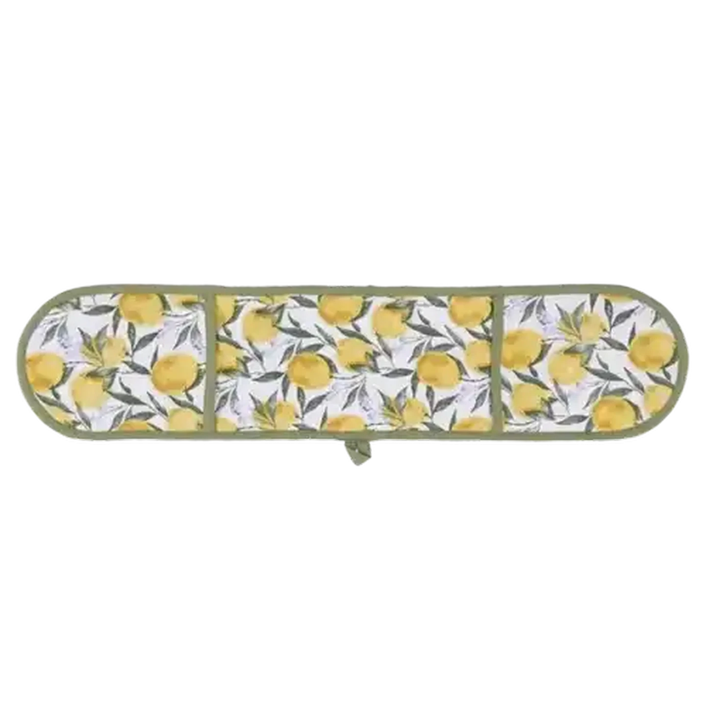 Image of Essentials Yellow Lemon Kitchen Double Oven Glove
