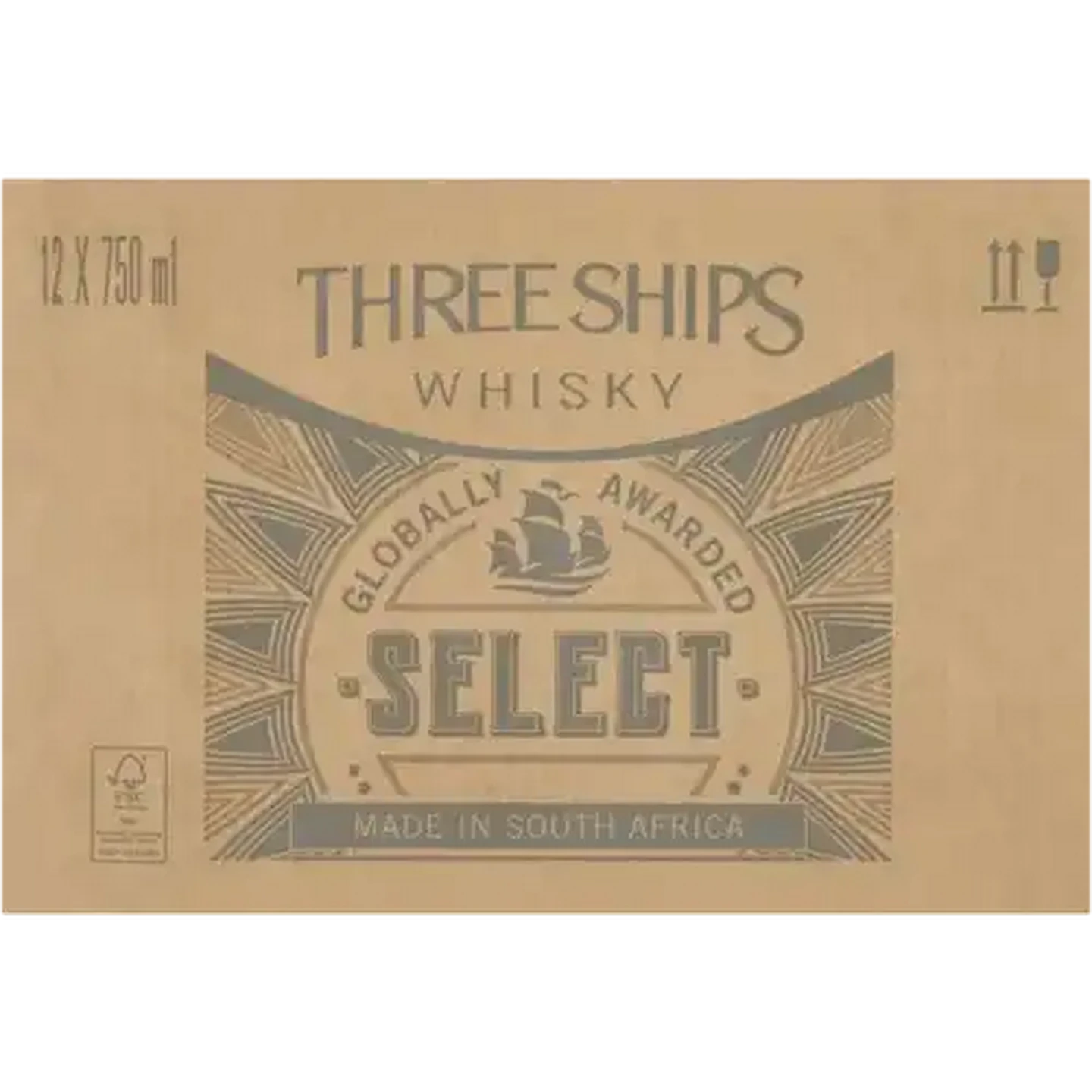 Checkers Sixty60 | Three Ships Select Whisky Bottles 12 x 750ml