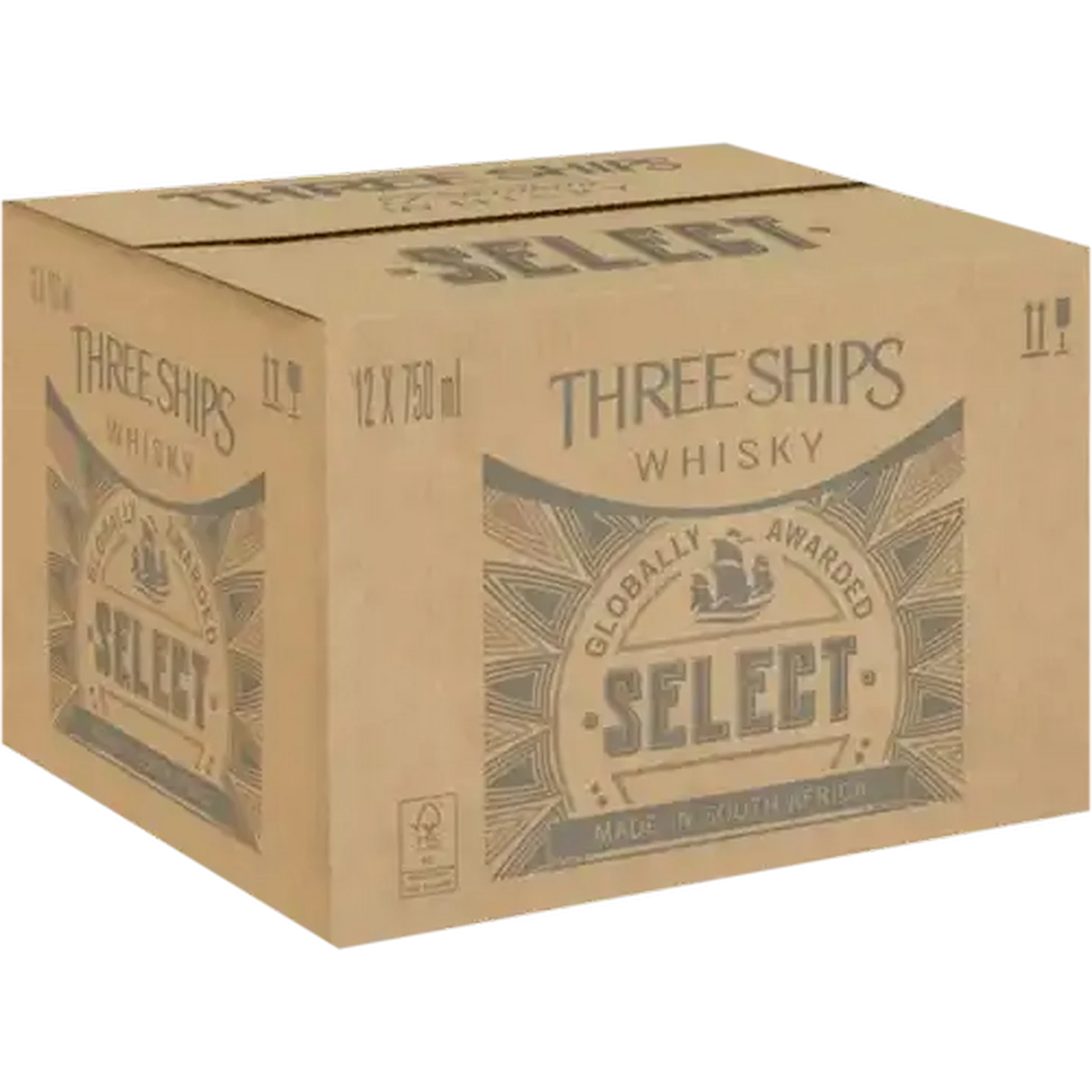 Checkers Sixty60 | Three Ships Select Whisky Bottles 12 x 750ml