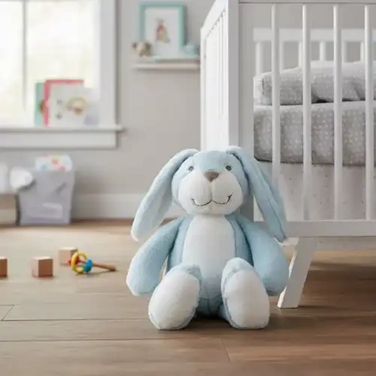 Image of Jolly Tots Blue Bunny Plush Toy