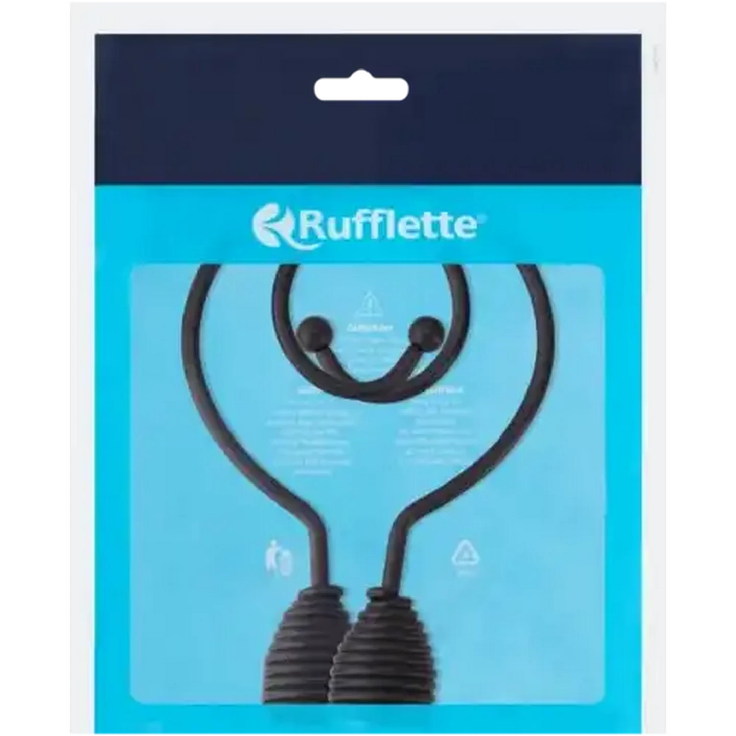 Image of Rufflette Black Steel Finial Scroll 25mm