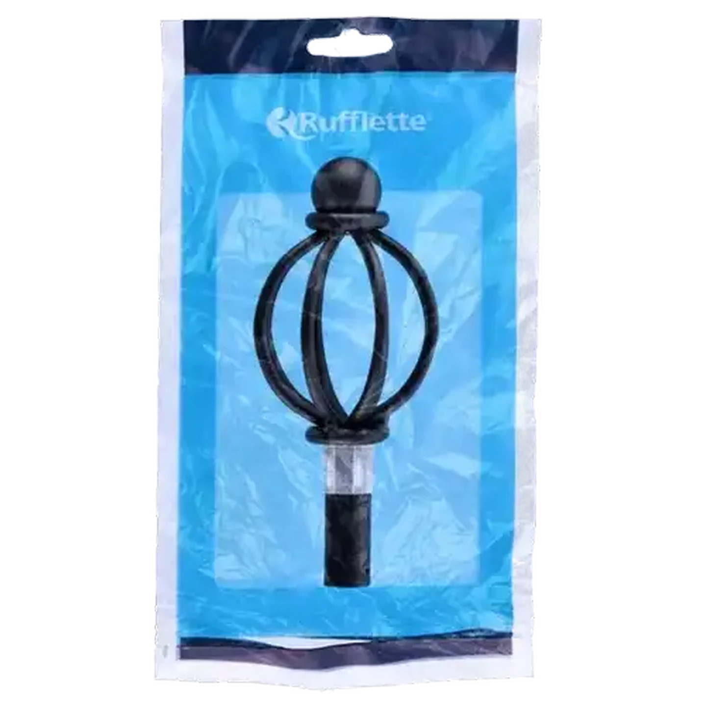 Image of Rufflette Black Steel Finial Sarah 19-25mm