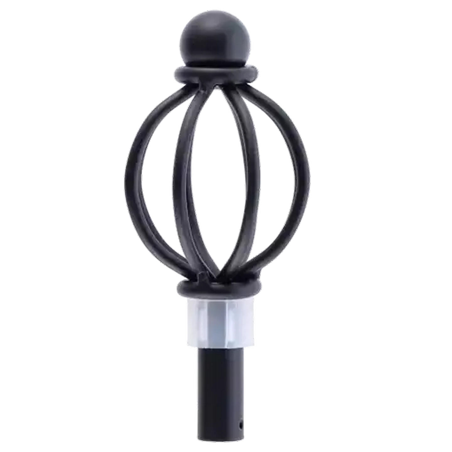 Image of Rufflette Black Steel Finial Sarah 19-25mm