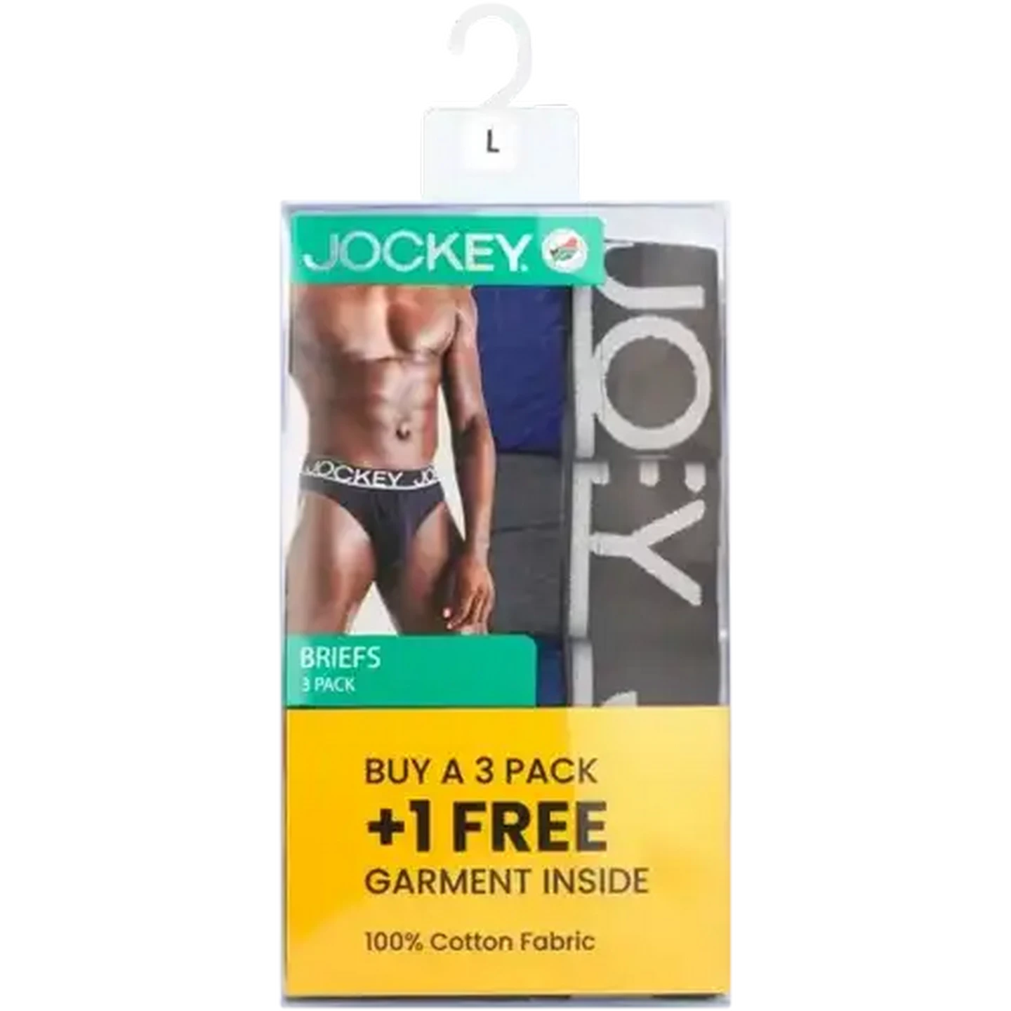 Image of Jockey Classic Mens Briefs Large 4 Pack
