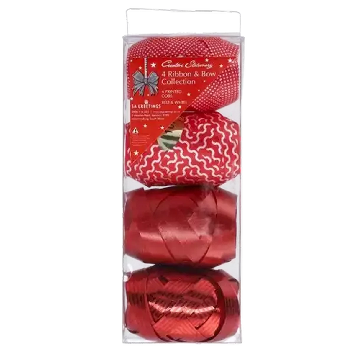 Checkers Sixty60 | Creative Stationery Red & White Ribbon Set 4 Piece