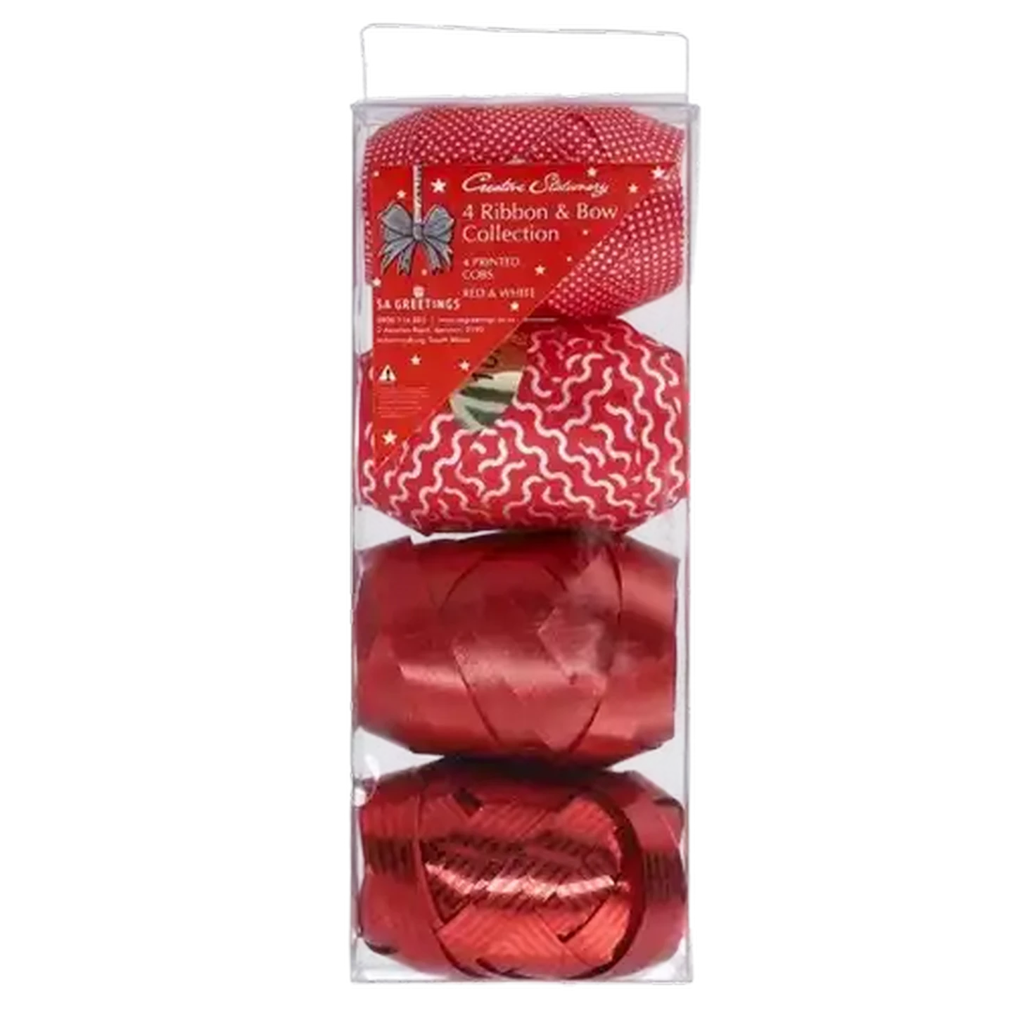 Checkers Sixty60 | Creative Stationery Red & White Ribbon Set 4 Piece
