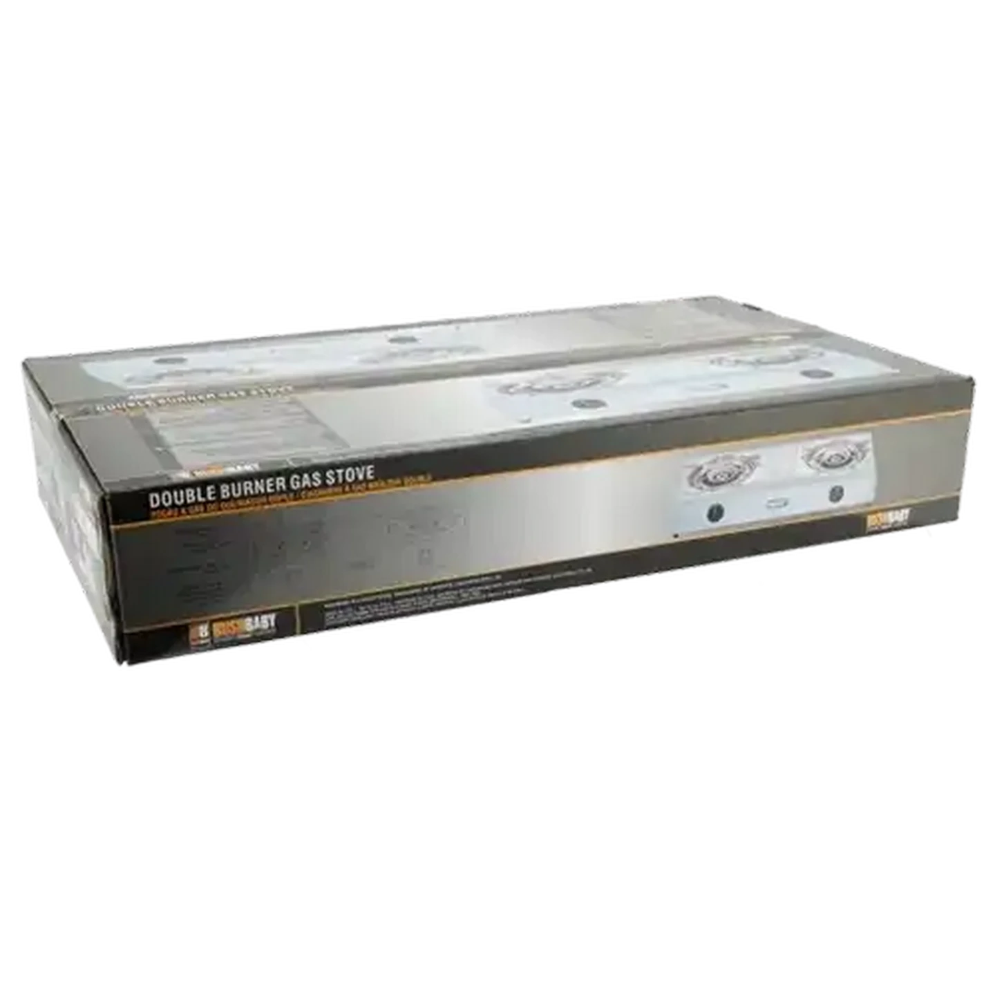 Image of Bush Baby Silver 2 Burner Gas Stove