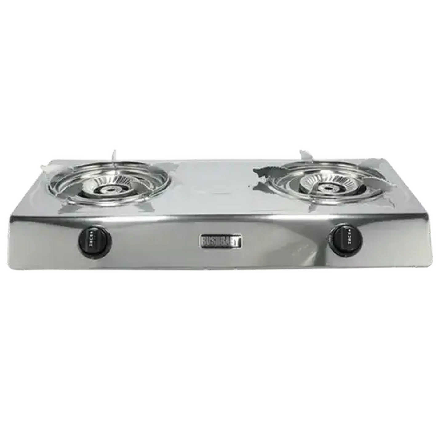 Image of Bush Baby Silver 2 Burner Gas Stove