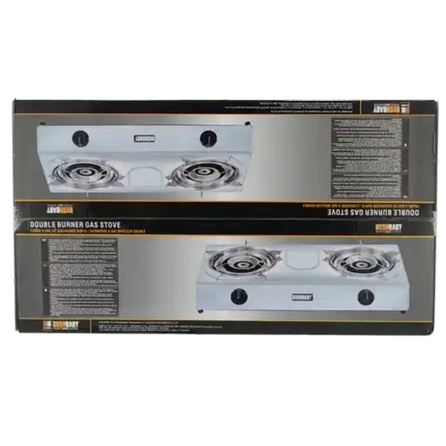 Image of Bush Baby Silver 2 Burner Gas Stove