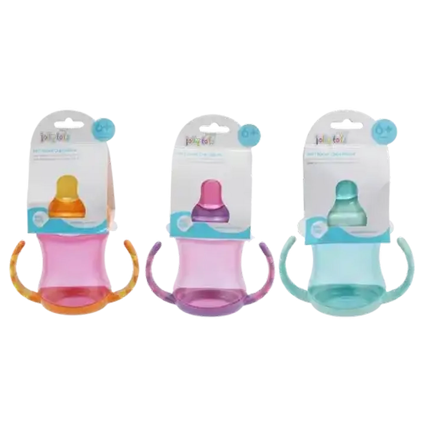 ちび Checkers Sixty60 | Jolly Tots 2 Handle Soft Spout Cup 6 Months+