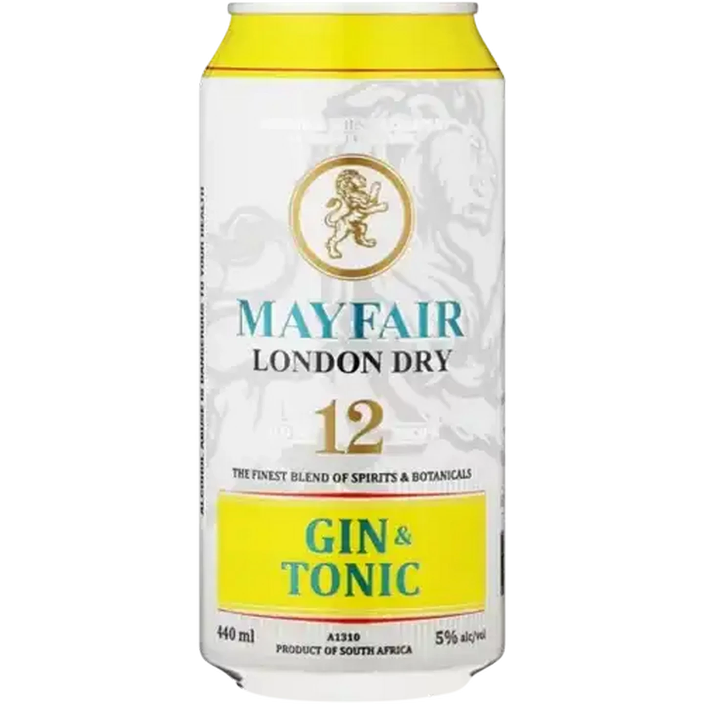 Image of Mayfair Gin Dry Gin And Tonic Can 440ml