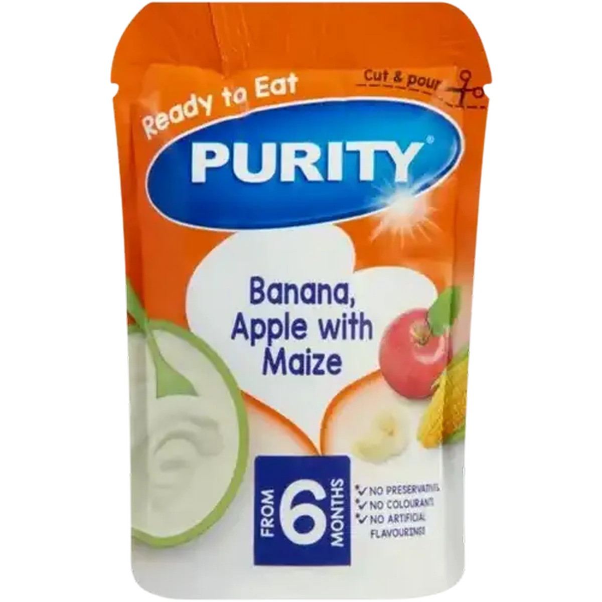 Checkers Sixty60 | PURITY From 6 Months Banana, Apple with Maize 100g