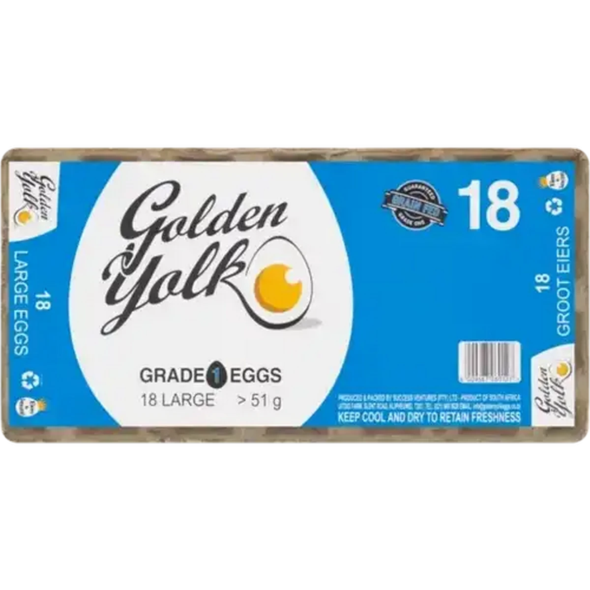 Checkers Sixty60 | Golden Yolk Large Eggs 18 Pack