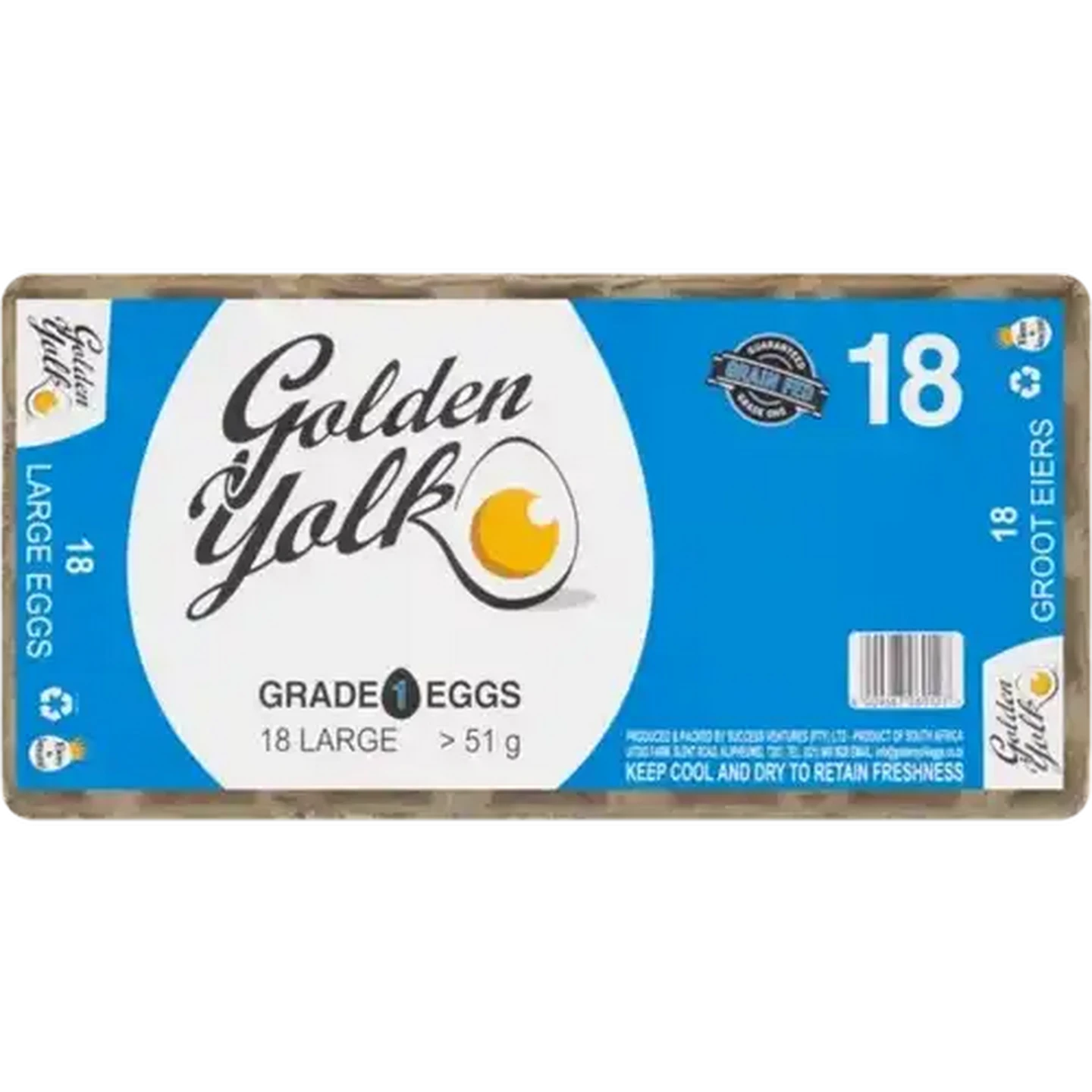 Checkers Sixty60 | Golden Yolk Large Eggs 18 Pack