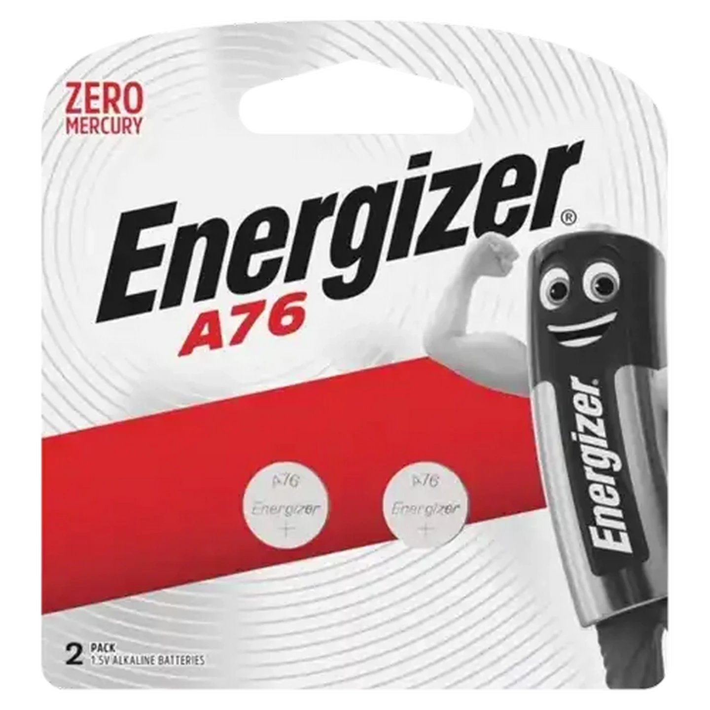 Image of Energizer A76 Alkaline Button Cell Batteries 2-Pack