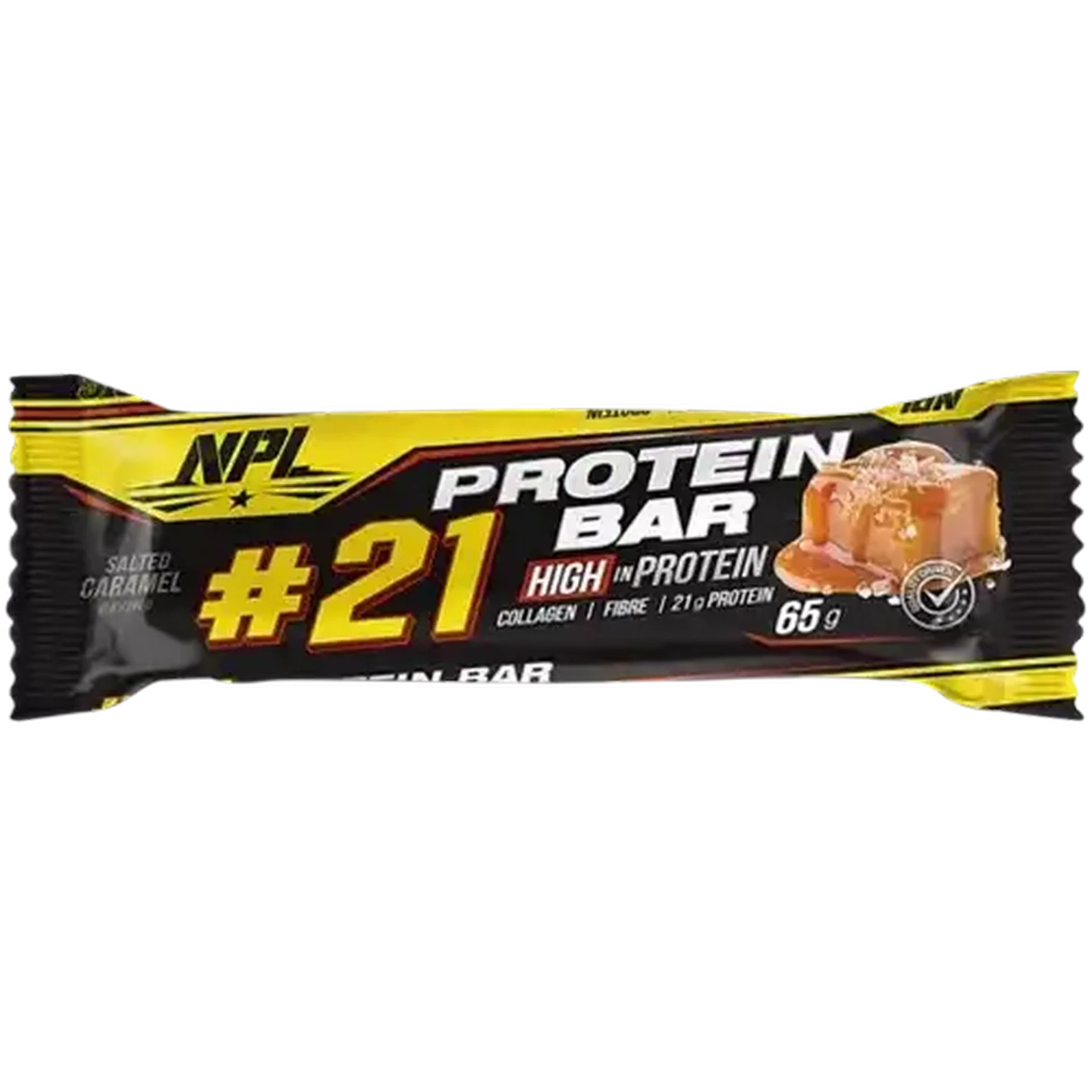 Image of NPL #21 Salted Caramel Flavoured Protein Bar 65g
