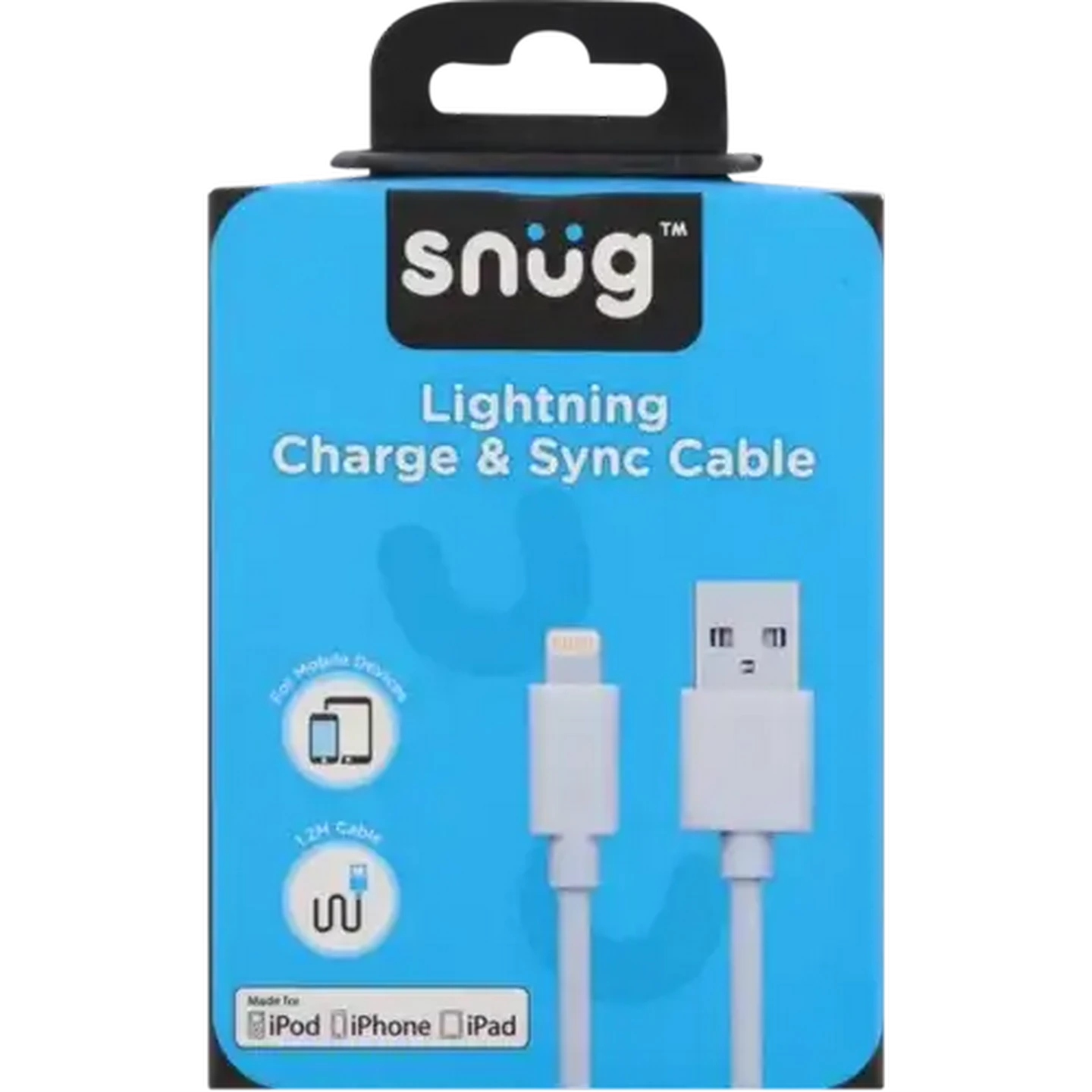 Checkers Sixty60 | Snug White Lightning Charge & Sync Cable 1.2m